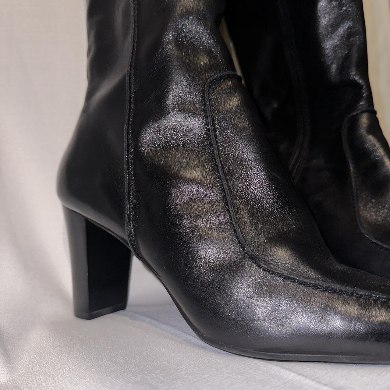 Nine West Women's Black Boots | Depop