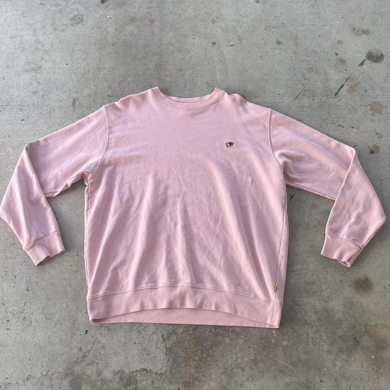 Golf Wang pink bee crewneck size large. sweater fits. Depop