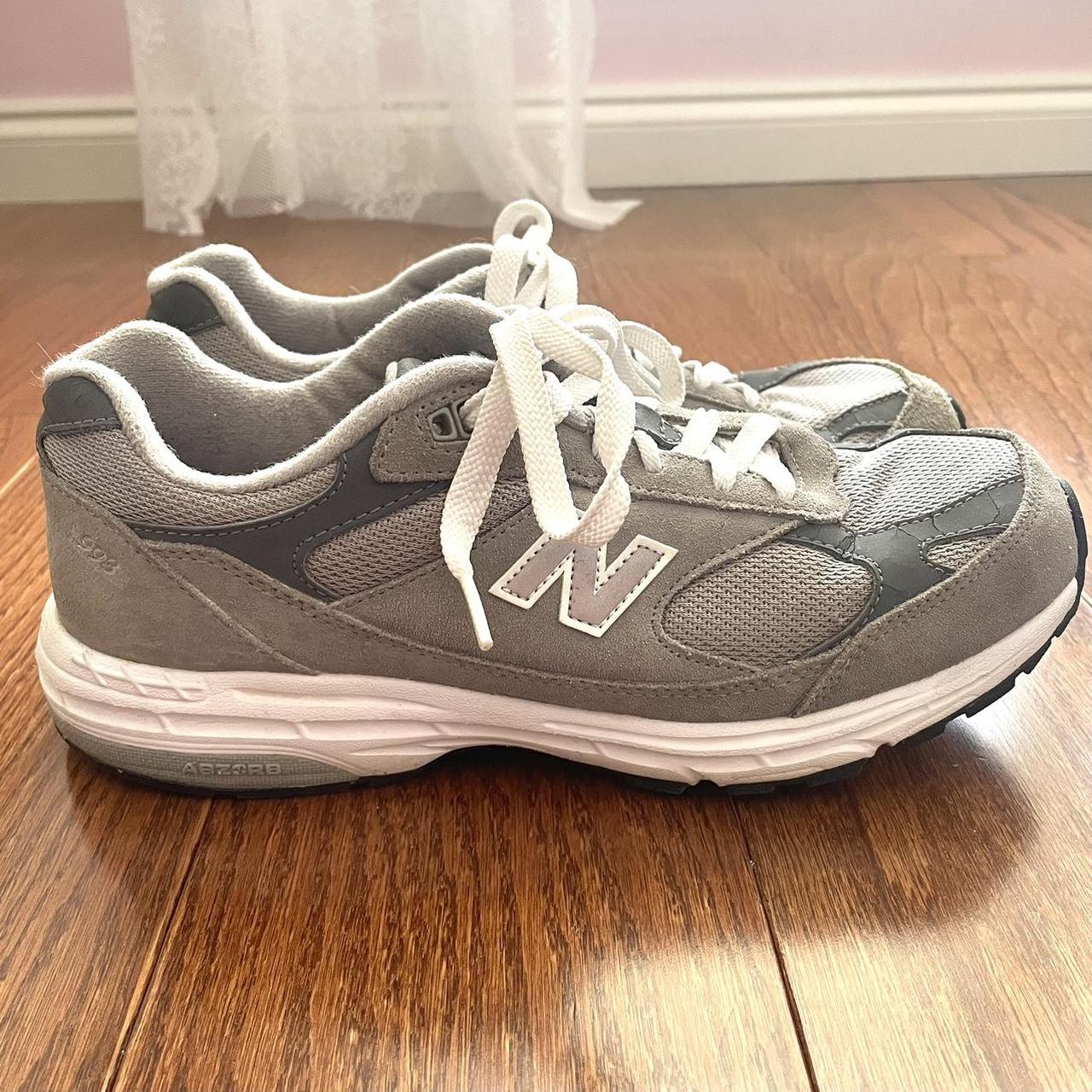 New Balance Grey Trainers | Depop