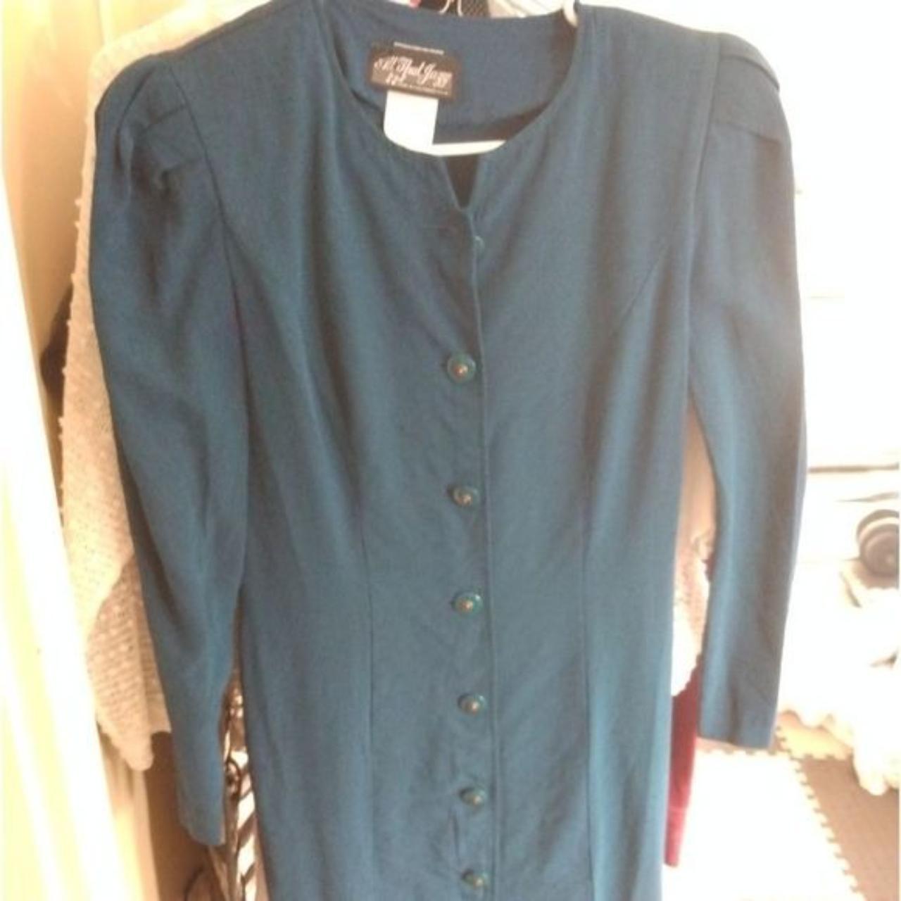 All That Jazz Women's Green Dress Depop