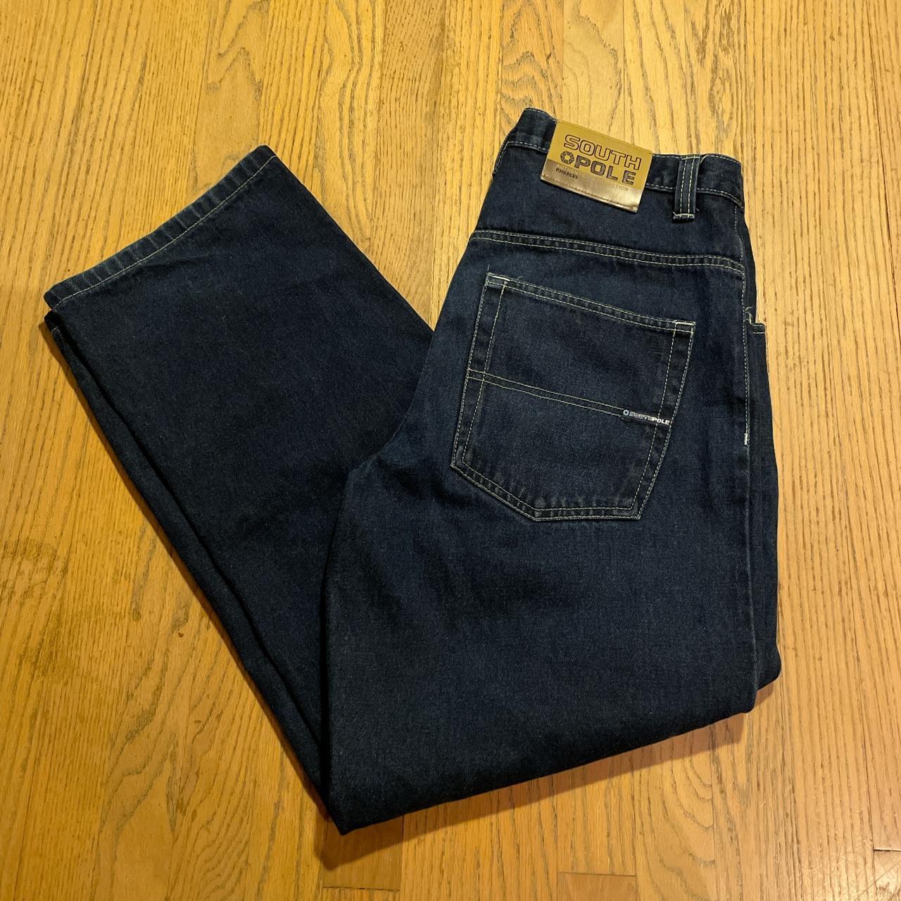 Southpole Men's Navy Jeans | Depop