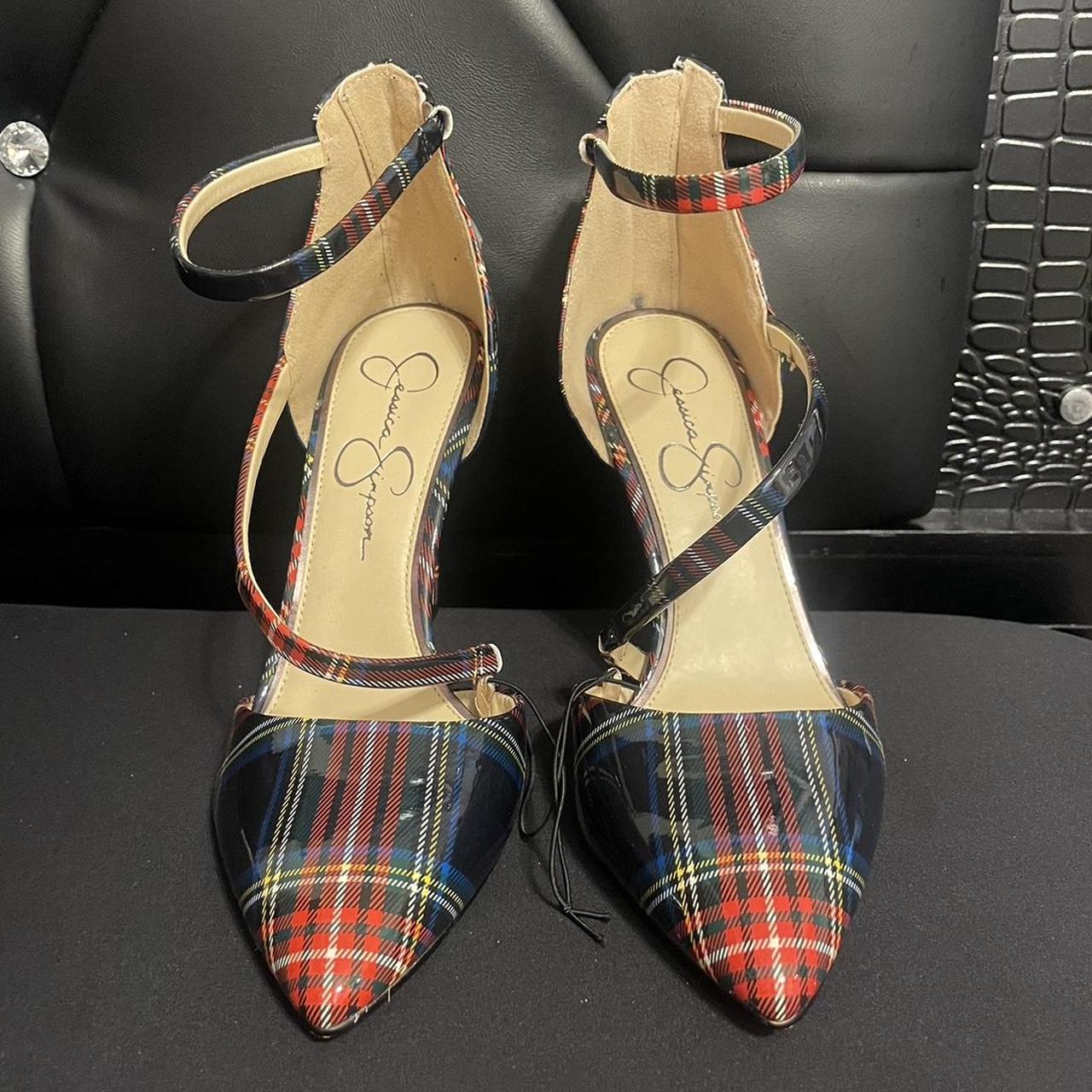 ✨Jessica Simpson Plaid Heels✨, ✨Size 8✨