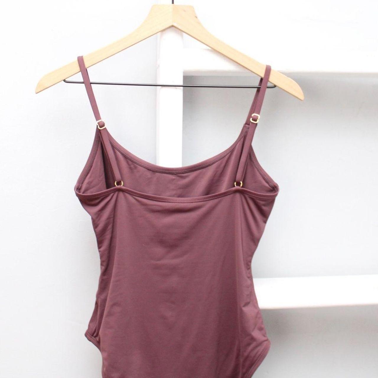 Women's Red and Brown Swimsuit-one-piece | Depop