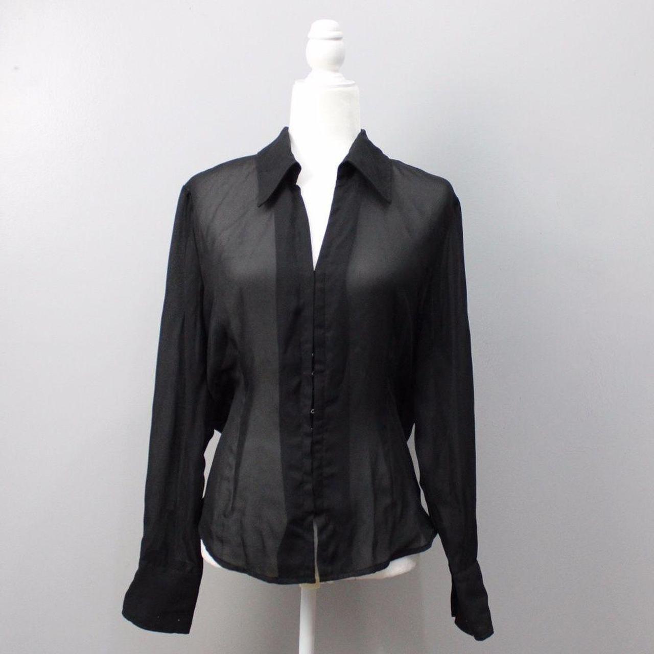 Fred Women's Black Blouse | Depop