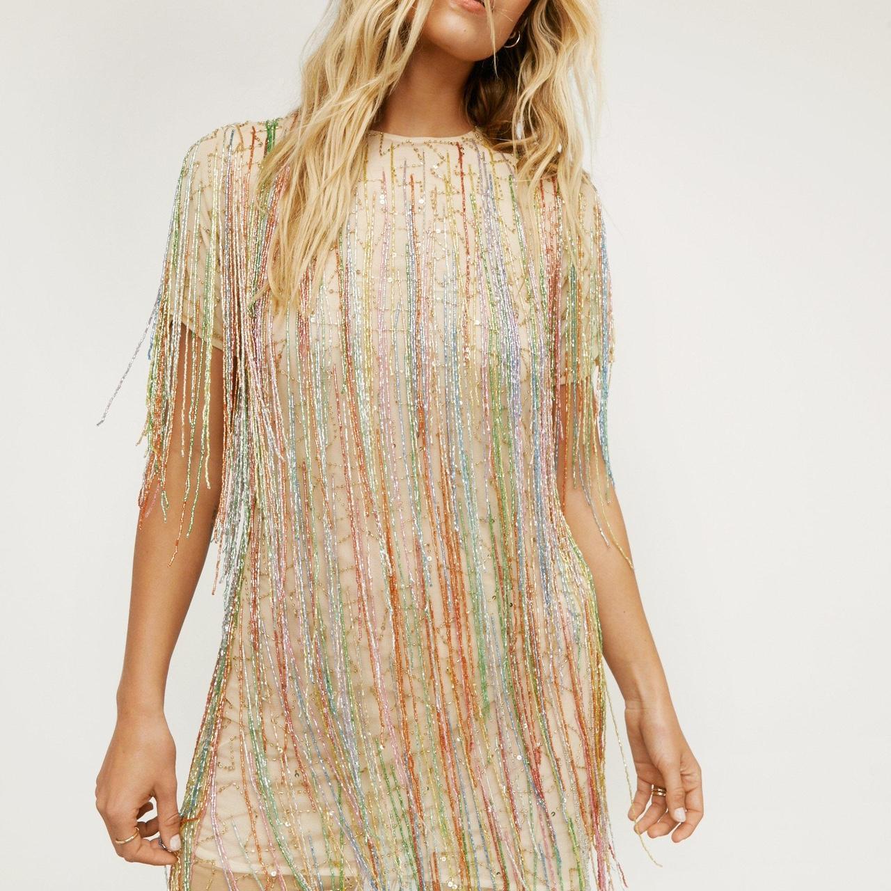 Nasty gal gold store dress