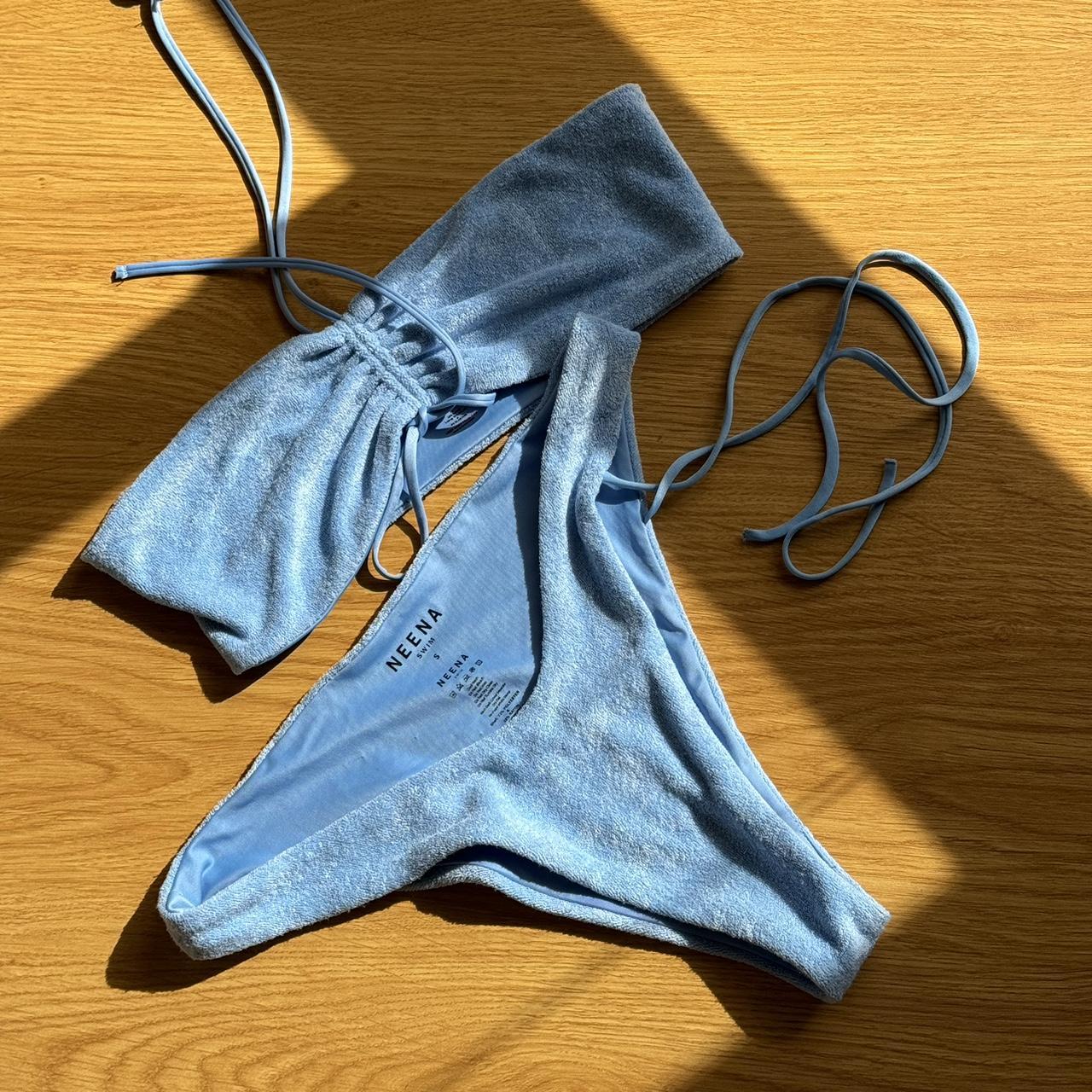 Oh Polly Neena Swim Blue Towelette Bikini Depop