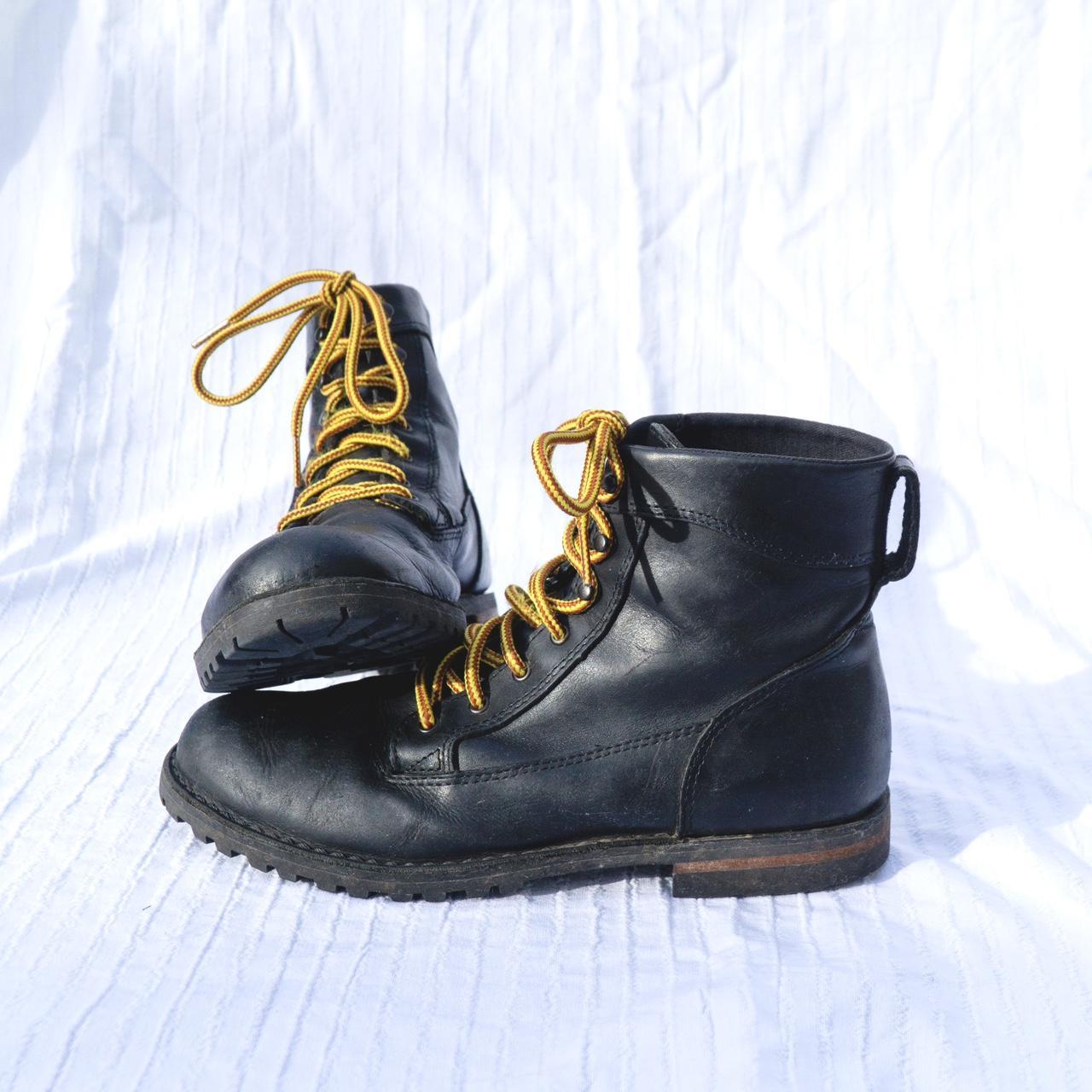 Danner “Jack” all black leather boots. An elegant... - Depop