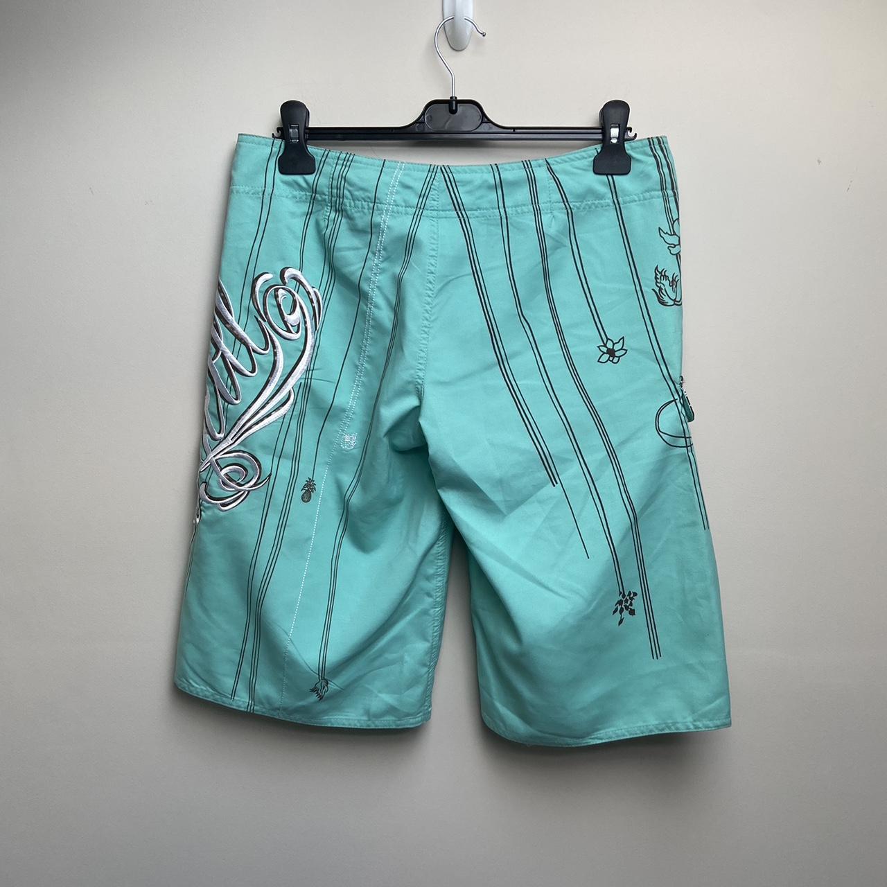 O'Neill Men's Blue and Green Swim-briefs-shorts | Depop