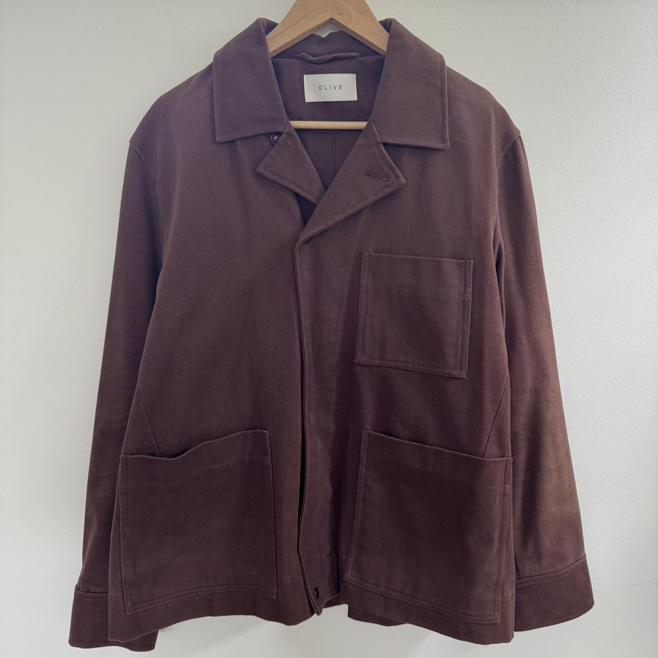 Olive menswear Chore coat Size: Medium Color:... - Depop