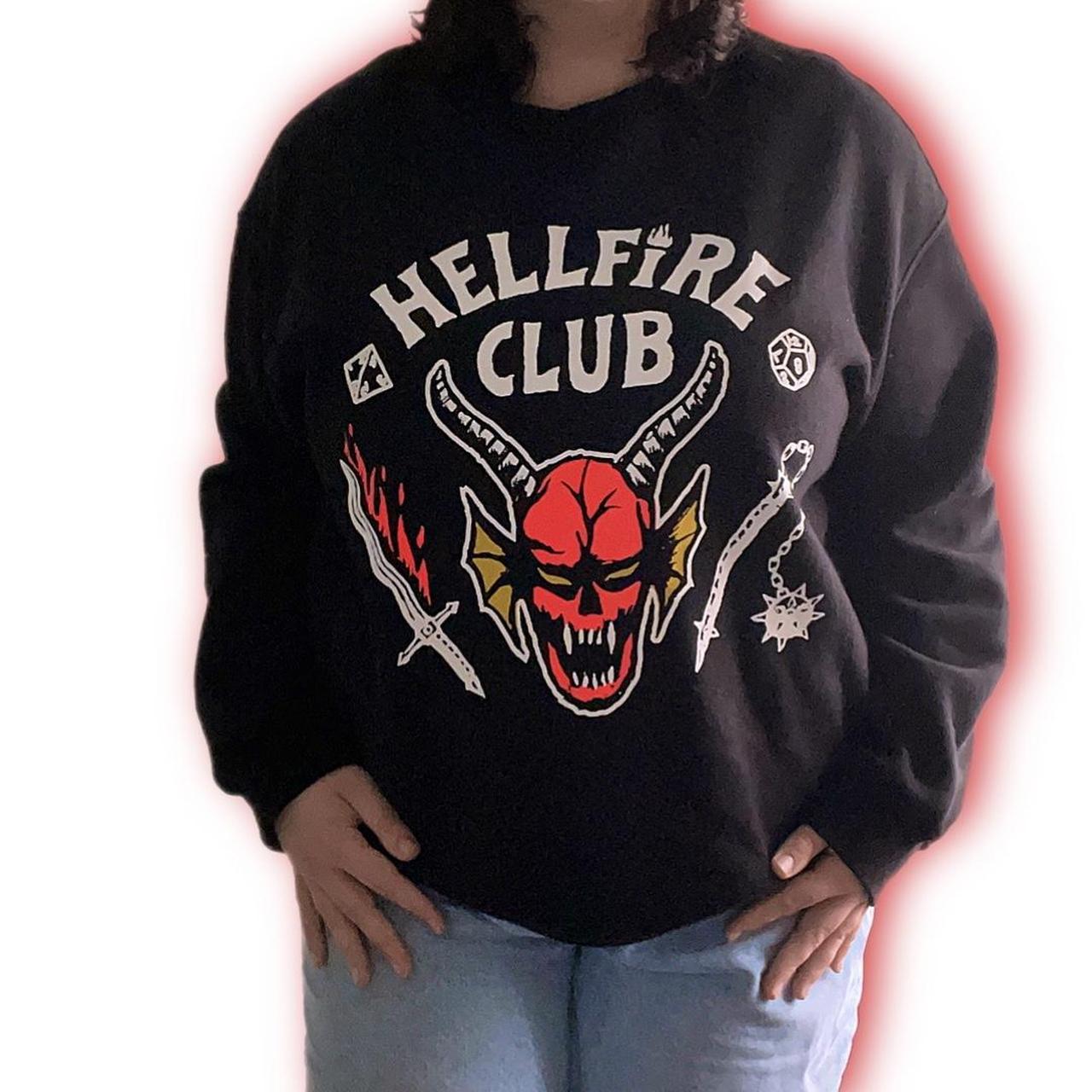 HELLFIRE CLUB black sweatshirt. Men’s XL Women’s... - Depop
