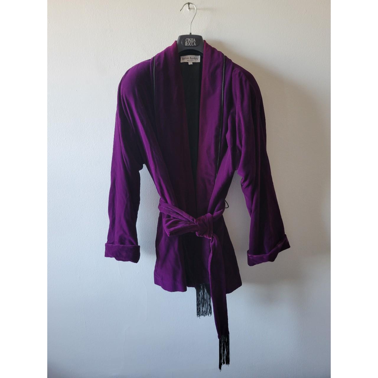 Dope vintage velvet smoking jacket by Brian Depop