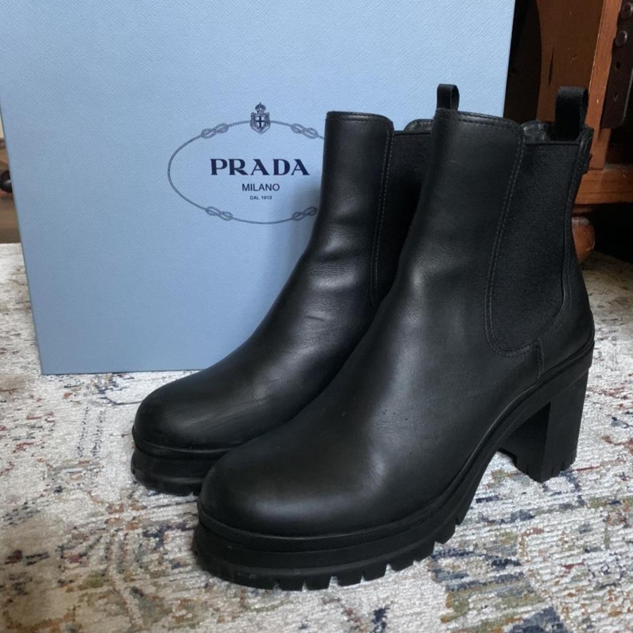 Prada lug sole outlet chelsea boot