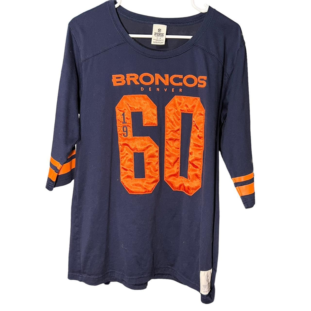 Pink broncos outlet shirt