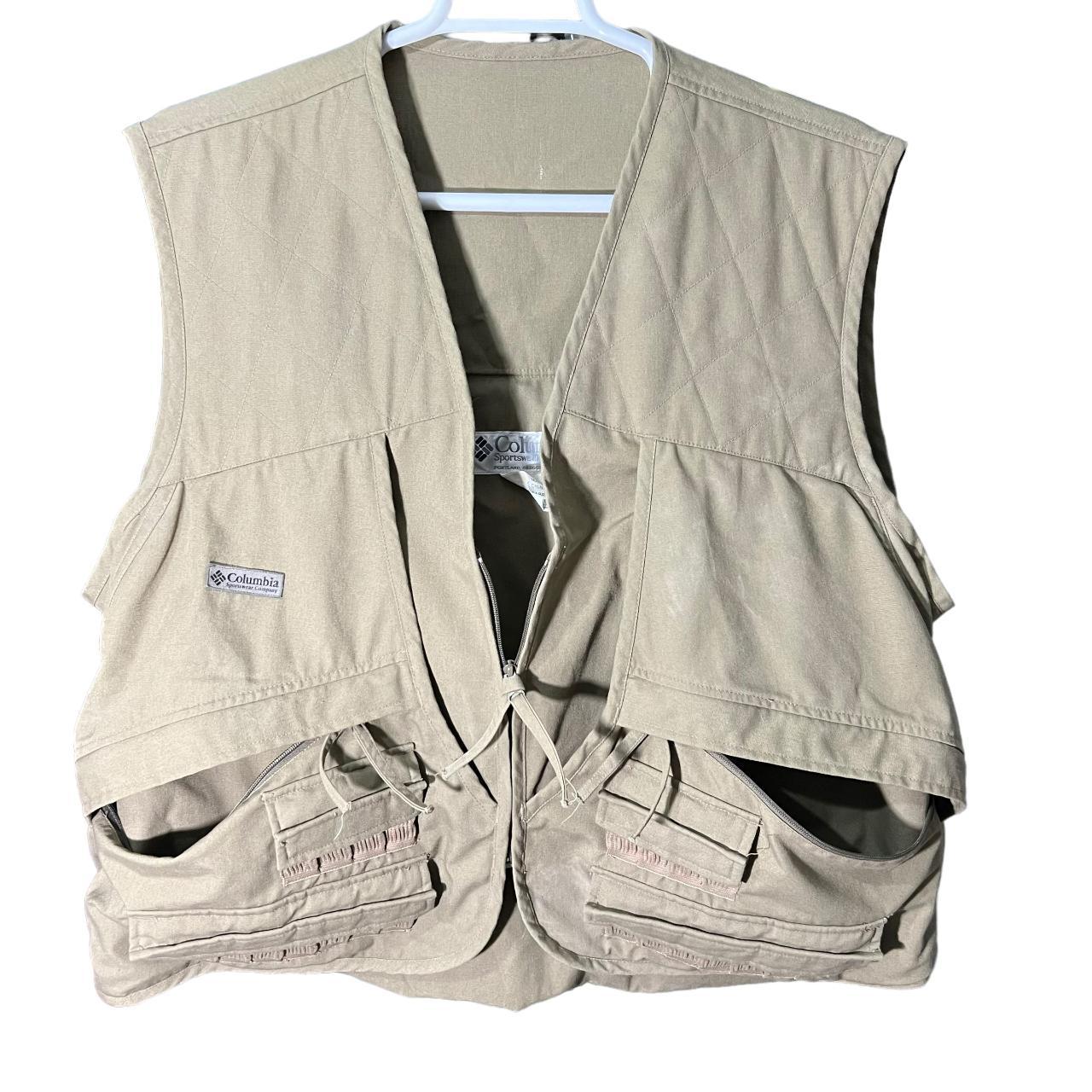 Gilet Columbia Sportswear Fishing Vest Vintage 70s Columbia