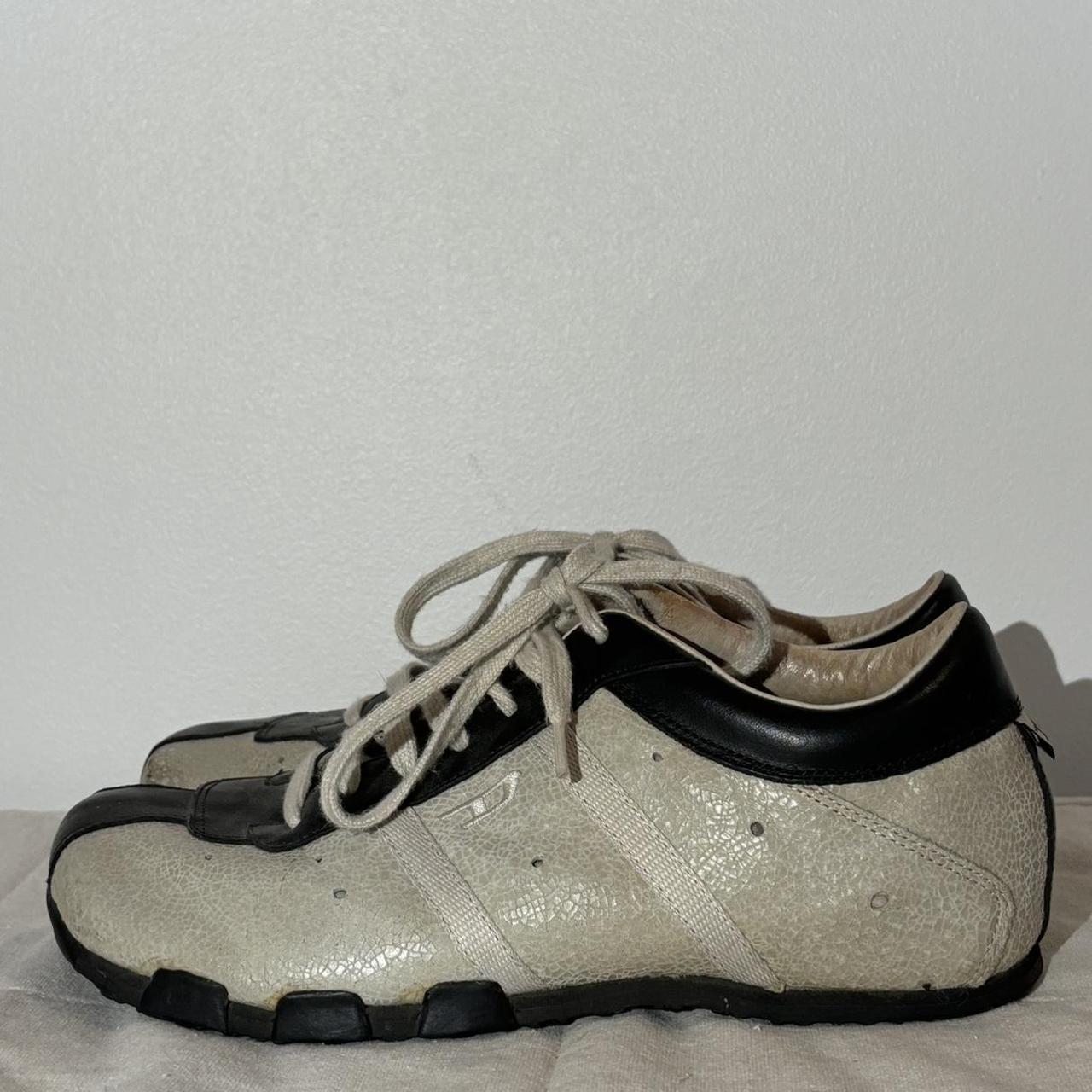 靴 Diesel square toe design leather shoes Diesel Wish Leather Shoes Trainers Square Toe Vintage Navy