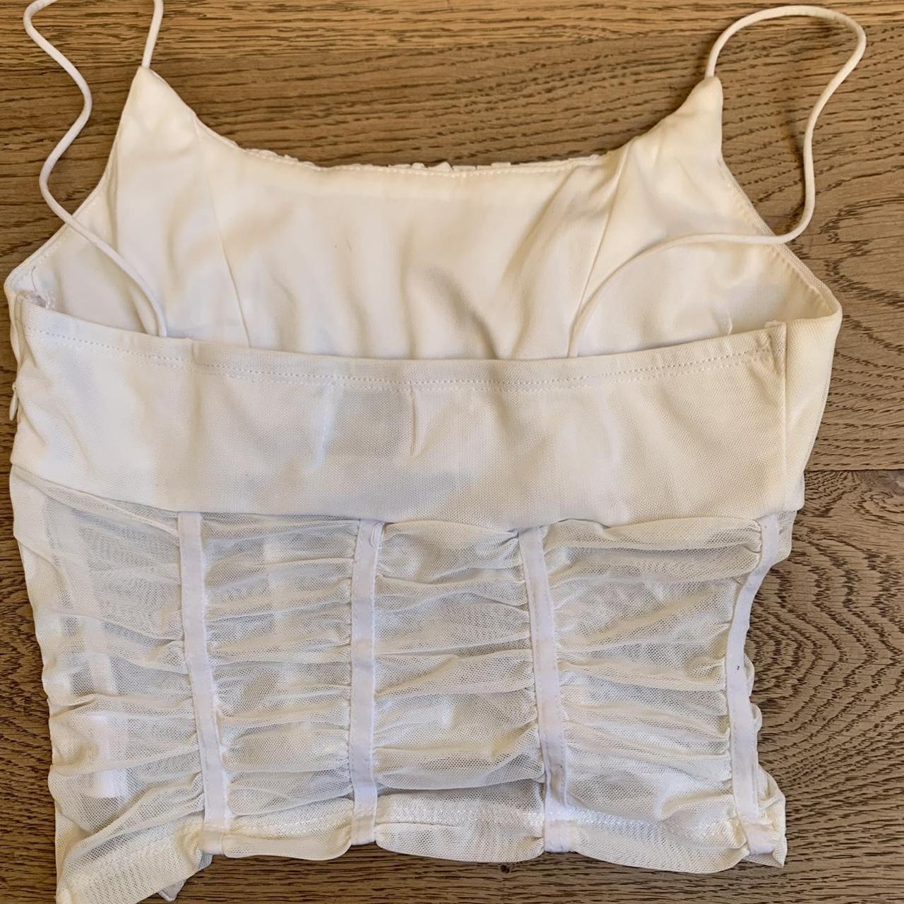 Princess Polly Women's White Corset Depop