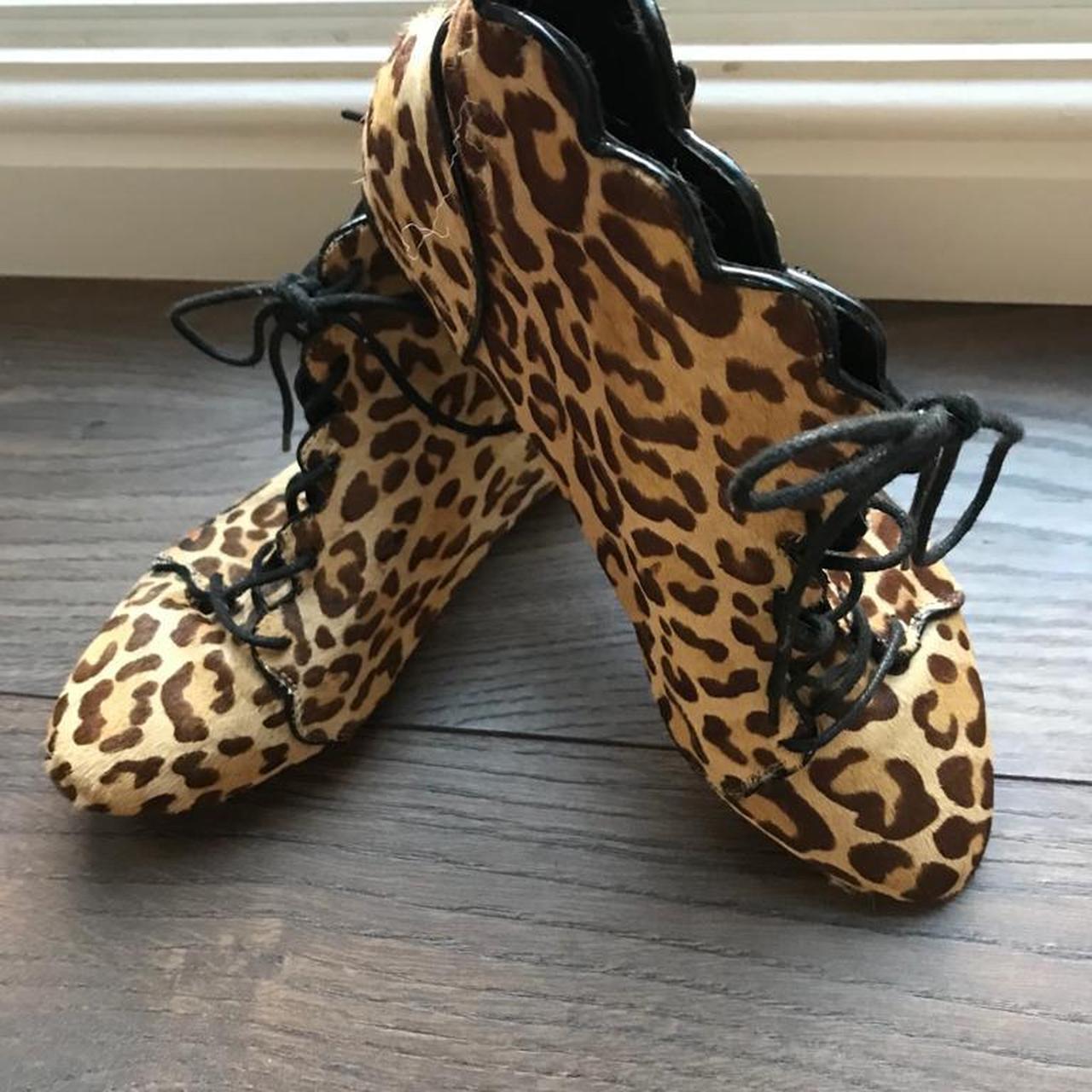 Leopard print 2025 ankle boots topshop