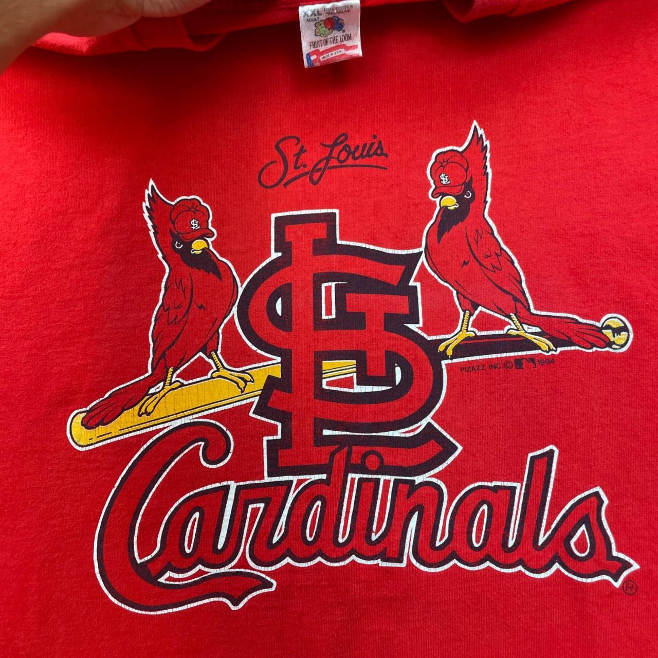 Vintage 1994 Logo 7 St. Louis Cardinals Big Print - Depop