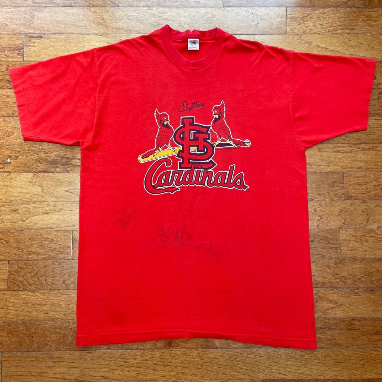 Vintage Cardinals T shirt St Louis Cardinals Long - Depop