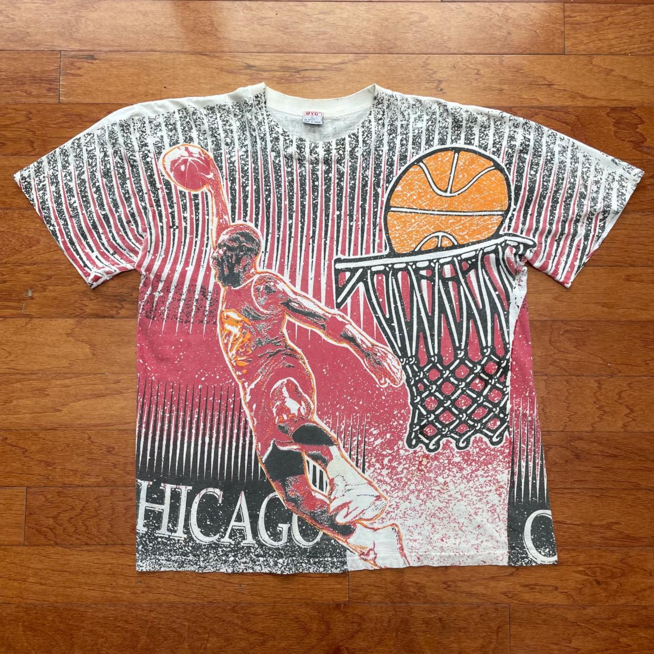 Vintage 90s Michael Jordan Chicago Bulls All Over. Depop