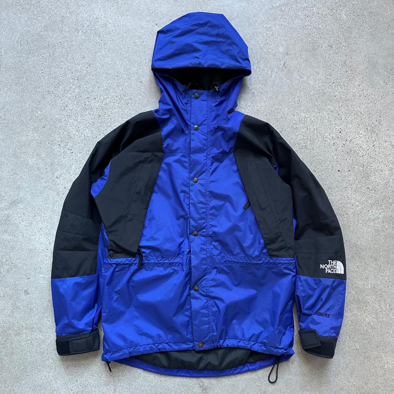 VTG the North Face Men's Extreme Blue Jacket Size M GORE-TEX Hooded lining popular coat