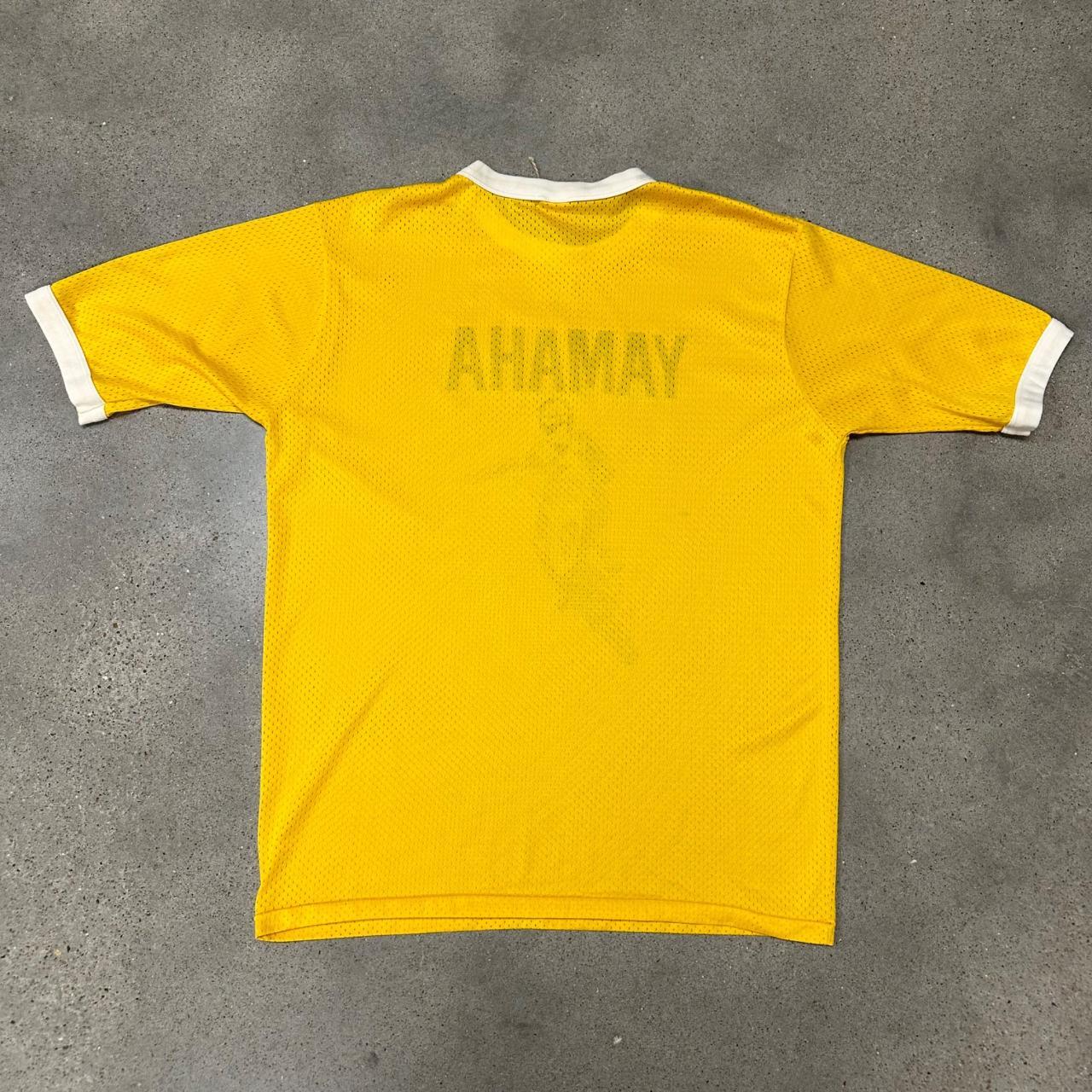 Vintage 1960s Yamaha Short Sleeve Mesh Jersey Shirt | Depop