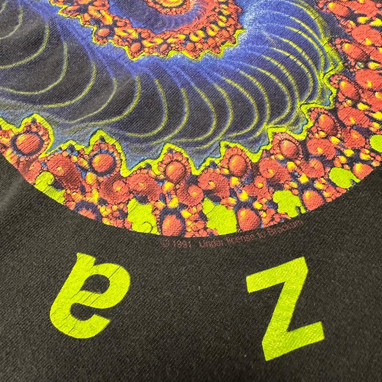 Lollapalooza 1991 ロラパルーザ fractal フラクタル Vintage 1991 Lollapalooza Fractal Shirt Vintage | Depop