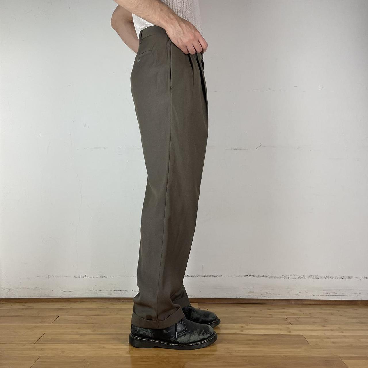 Perry Ellis Men's Brown Trousers | Depop