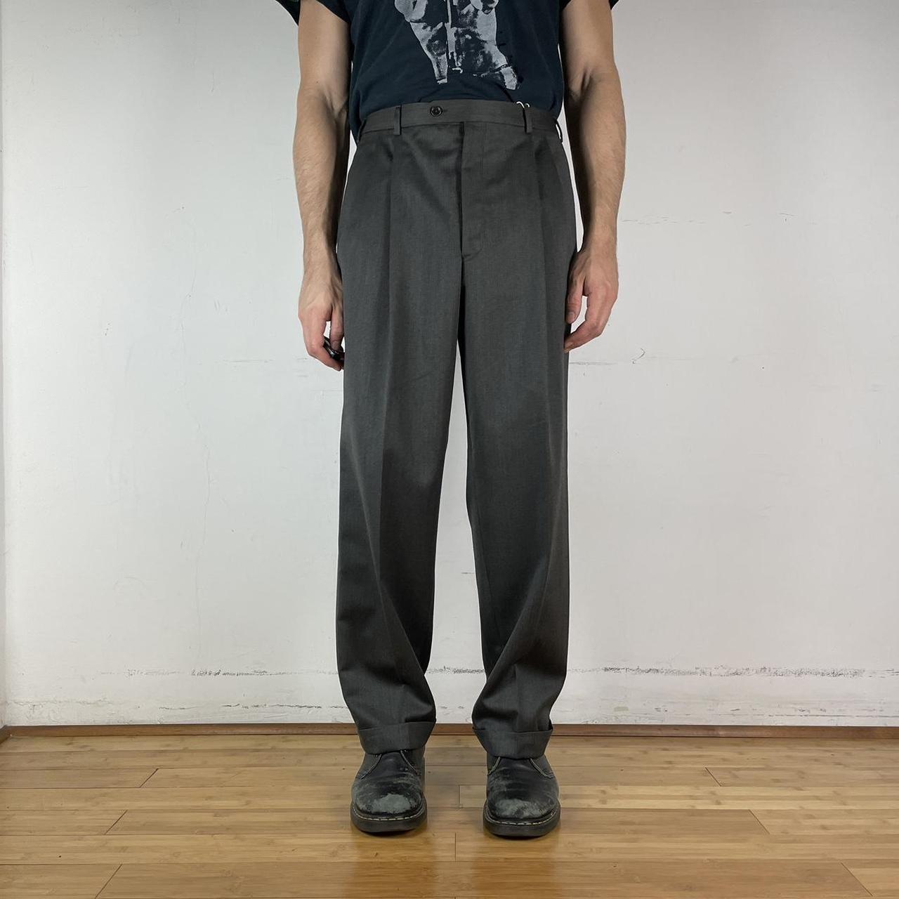 Armani Men's Grey Trousers