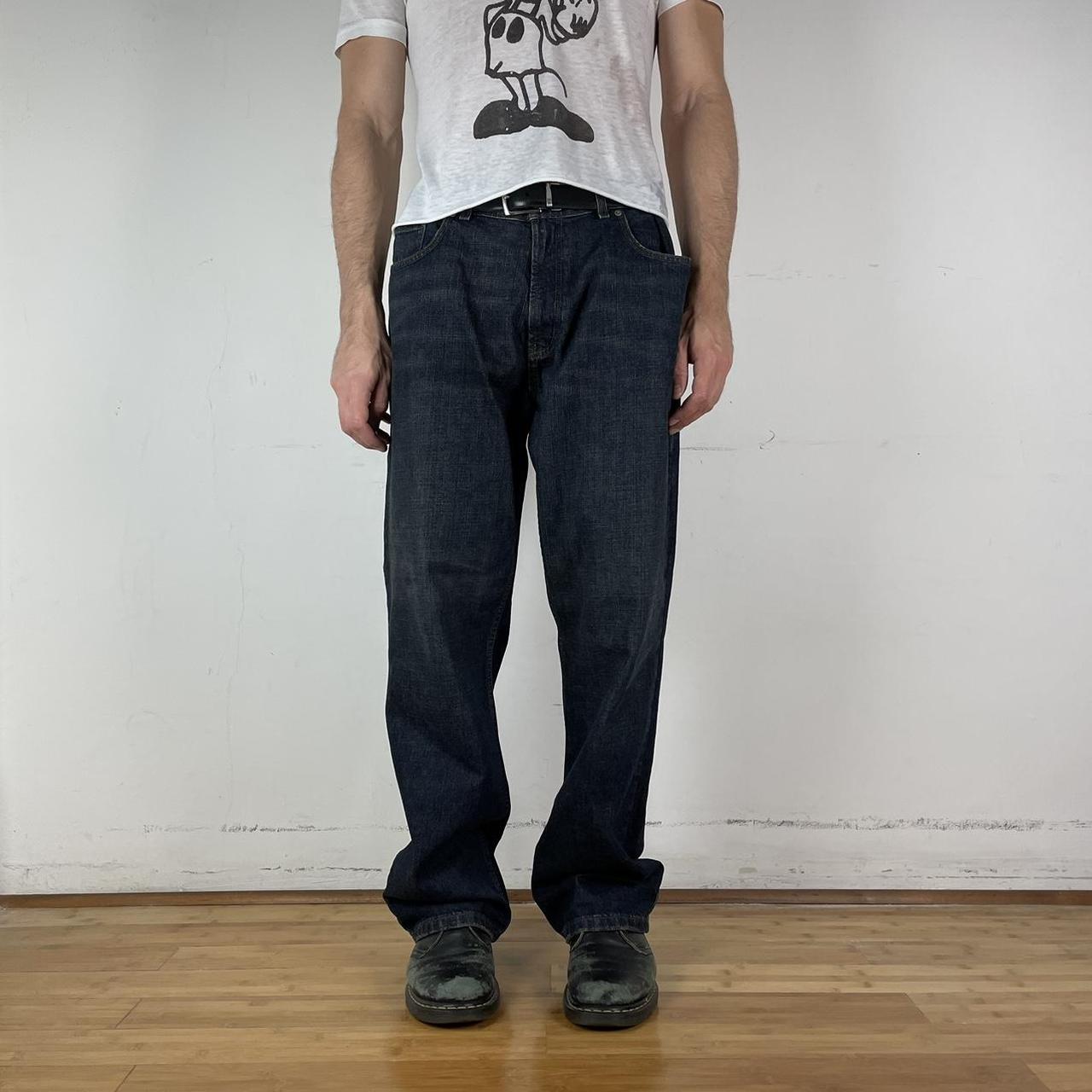 Old Navy Men's Blue and Navy Jeans Depop