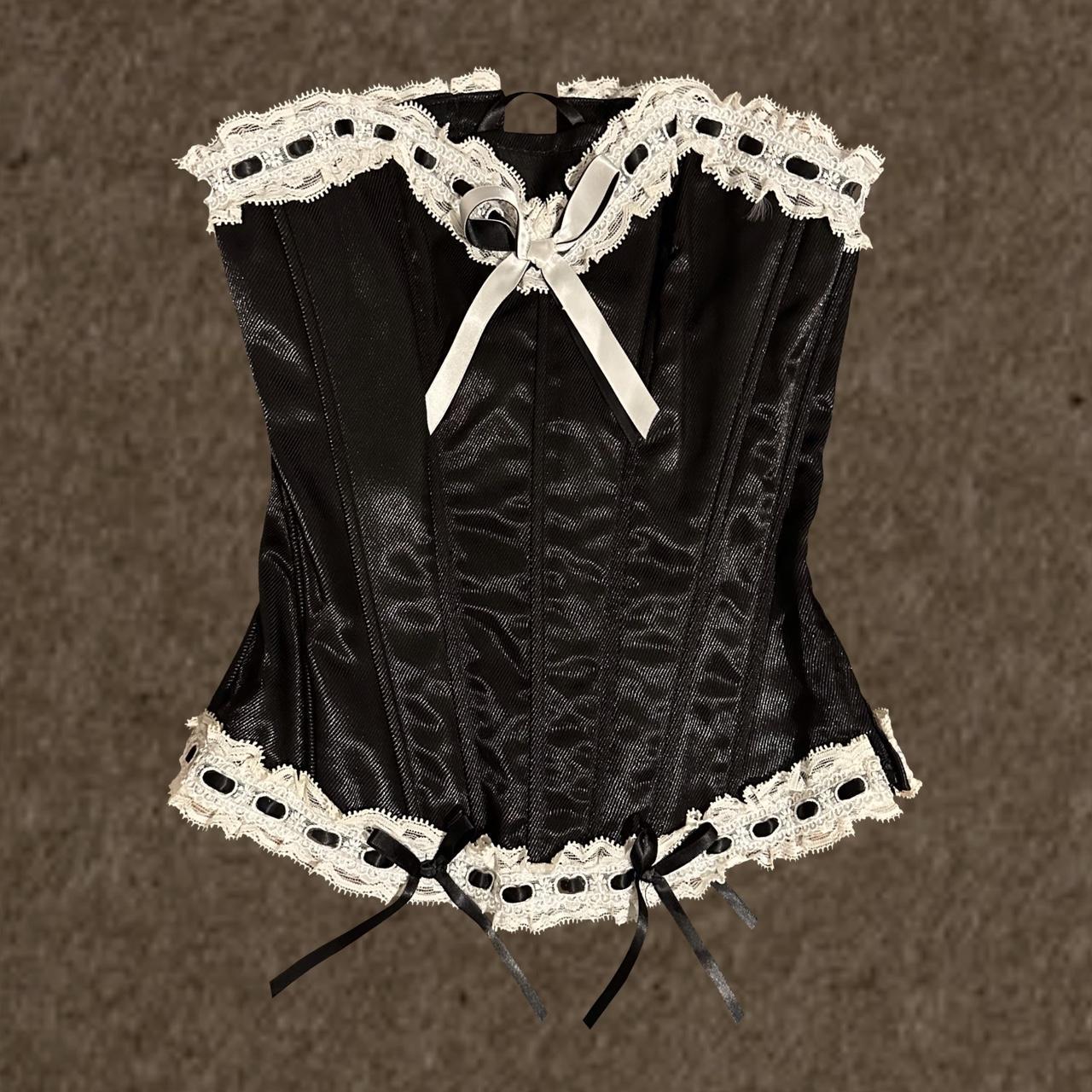 bodyline dark coquette babydoll corset • japanese... Depop