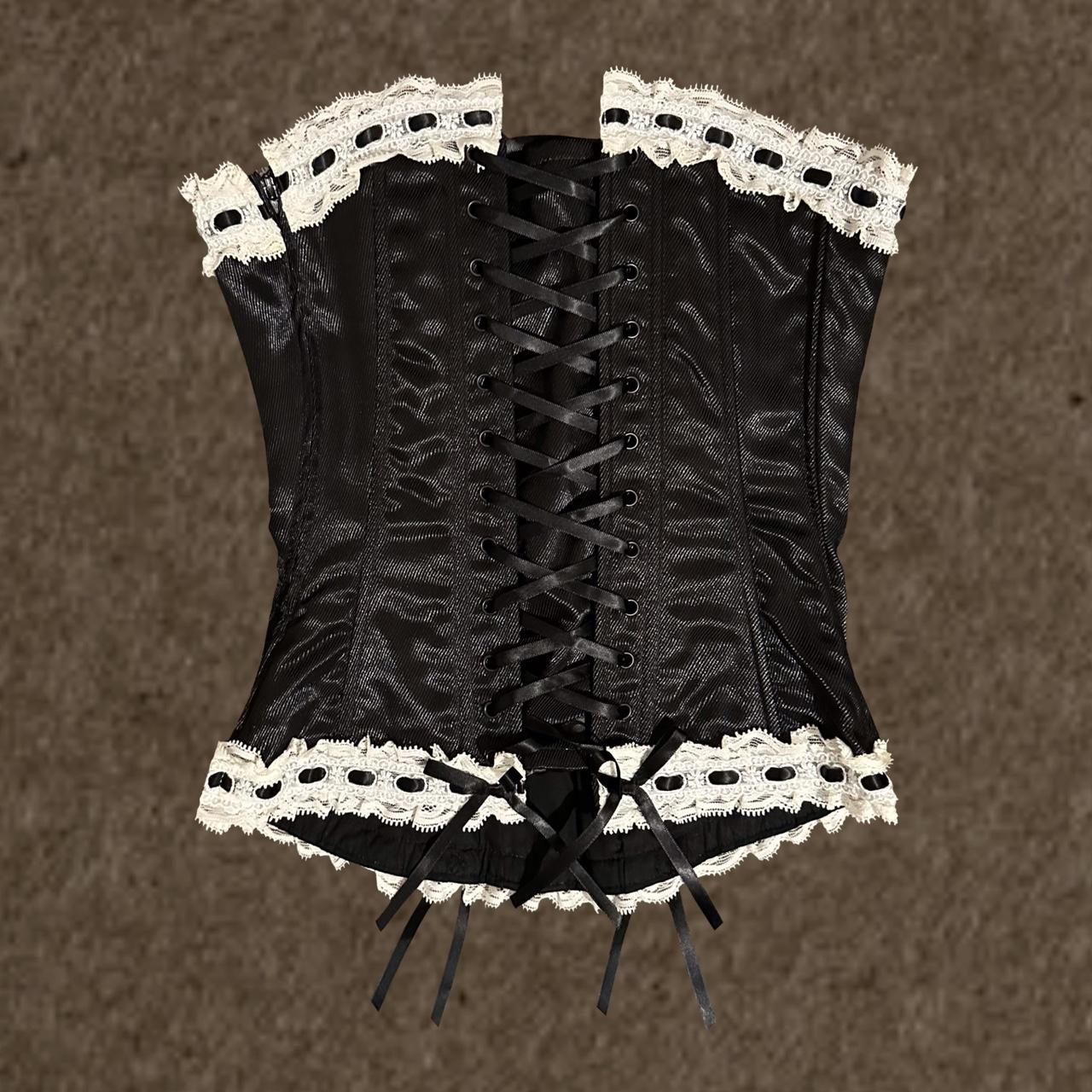 bodyline dark coquette babydoll corset • japanese... Depop