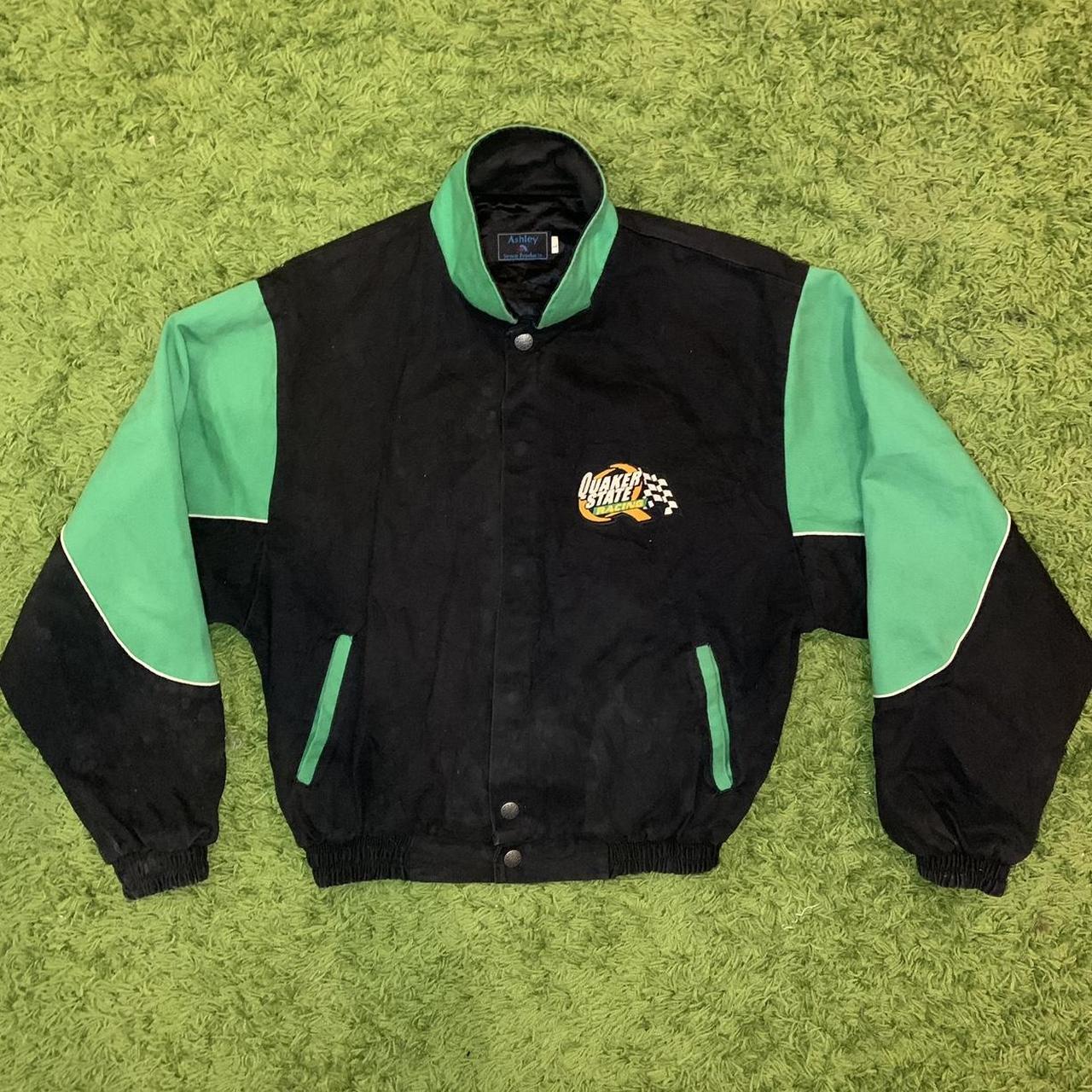 Quaker State Racing Jacket NASCAR NASCAR 00s Patch... - Depop