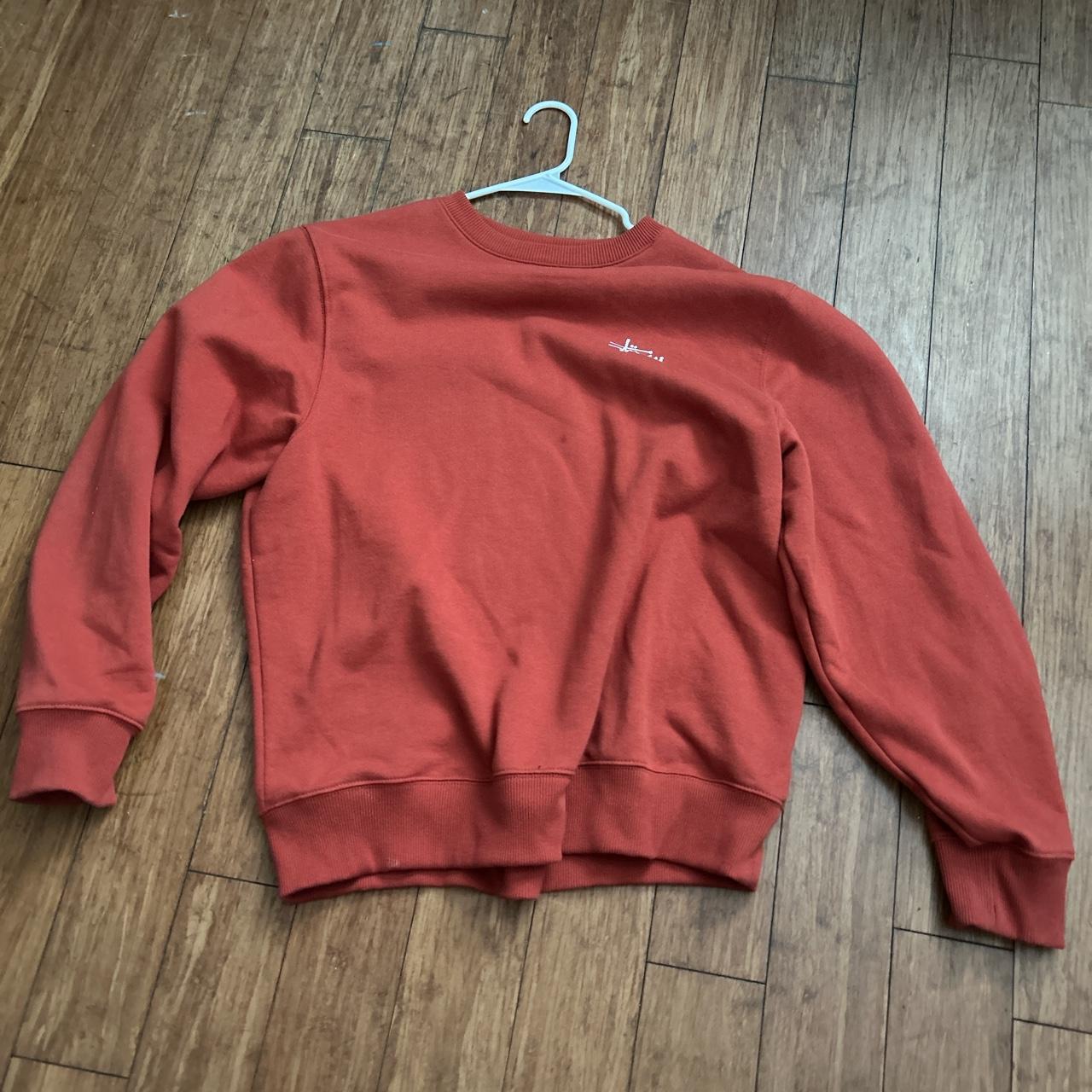 Stussy Crewneck Orange Red Crewneck in good