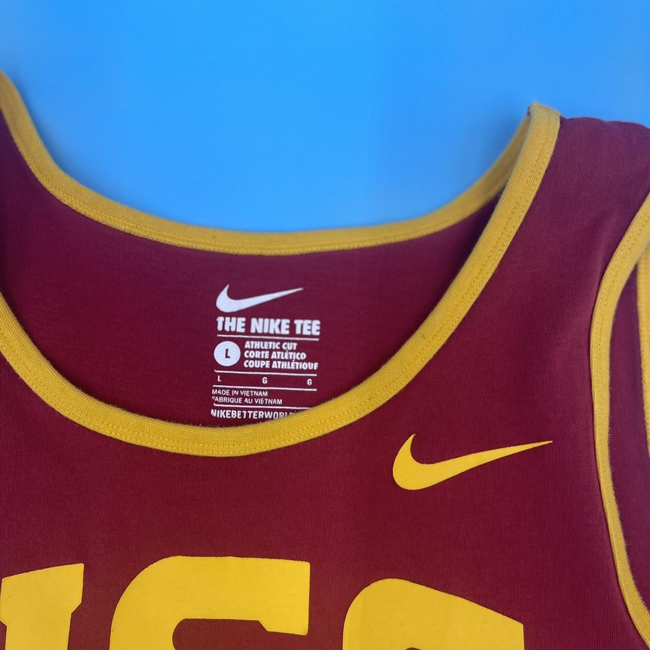 NIKE USC Trojans Tank Top Size: L Approx... - Depop