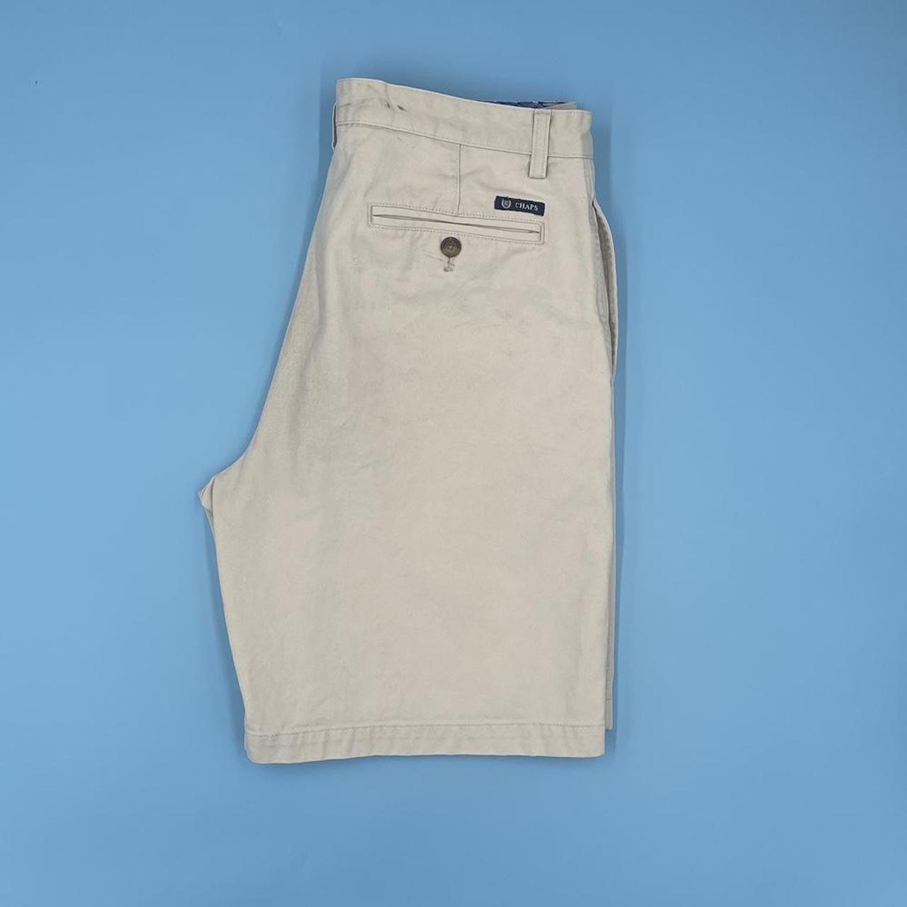 CHAPS Khaki Chino Shorts Size 34 Approx... Depop