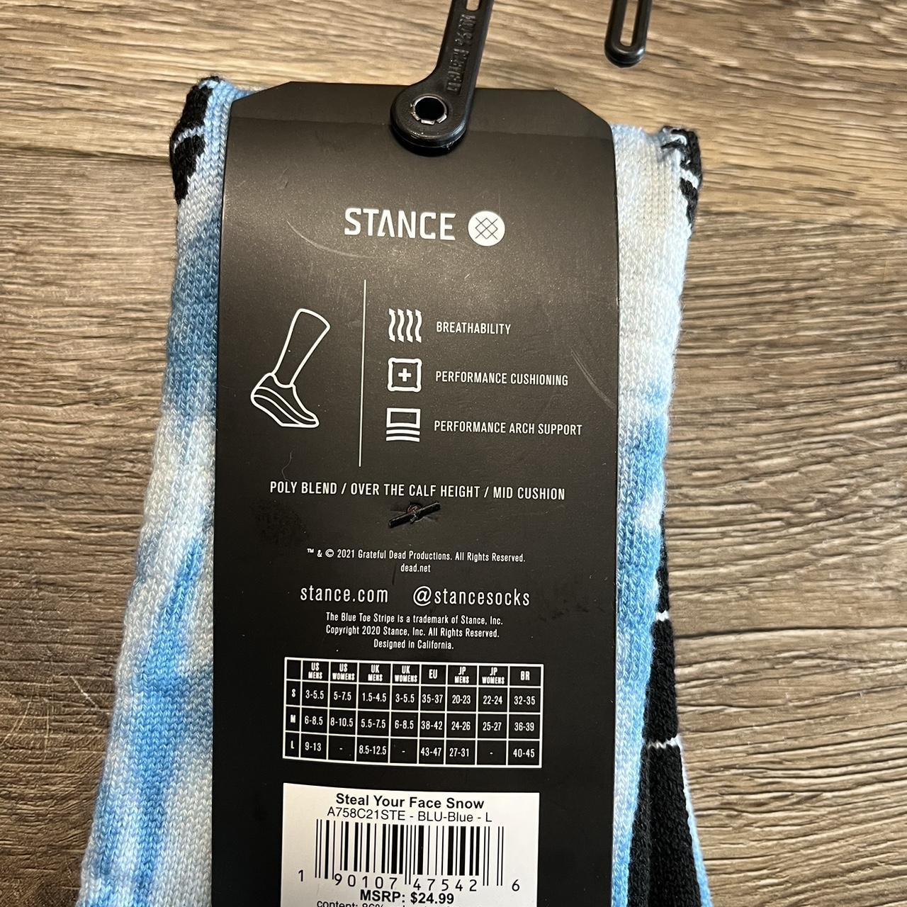 Stance Men's Blue Socks (3)