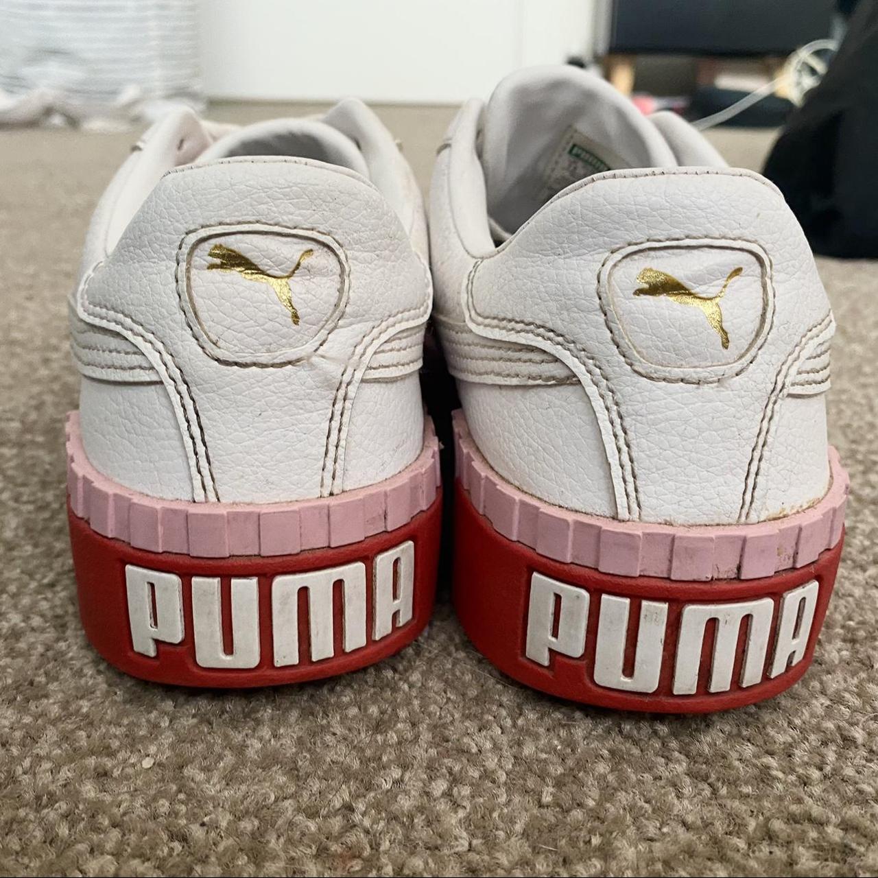 Puma cali sneakers red best sale