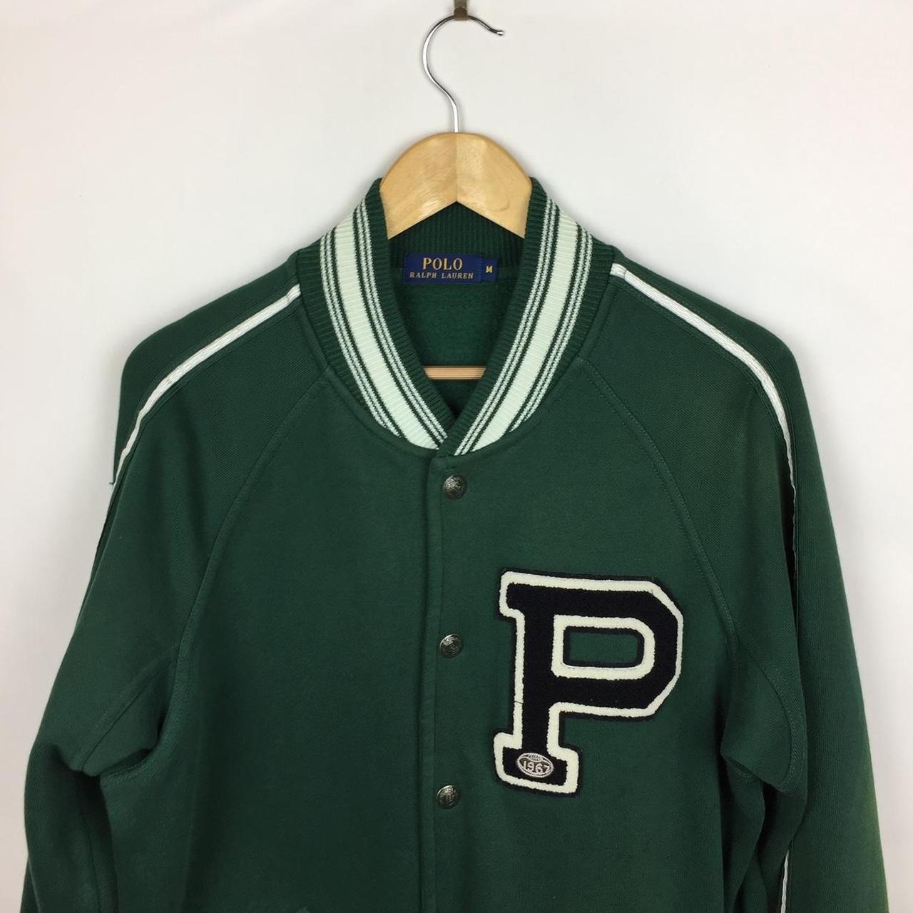 Green Polo Ralph Lauren New York Football Varsity... - Depop