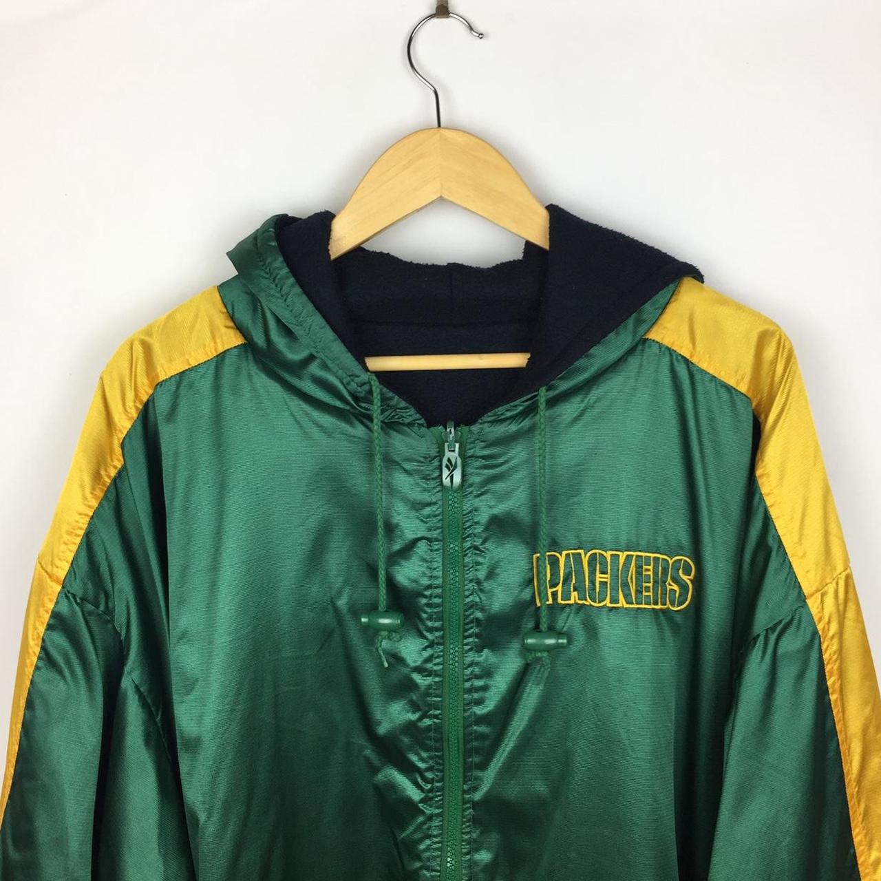 reebok jacket vintage mens gold