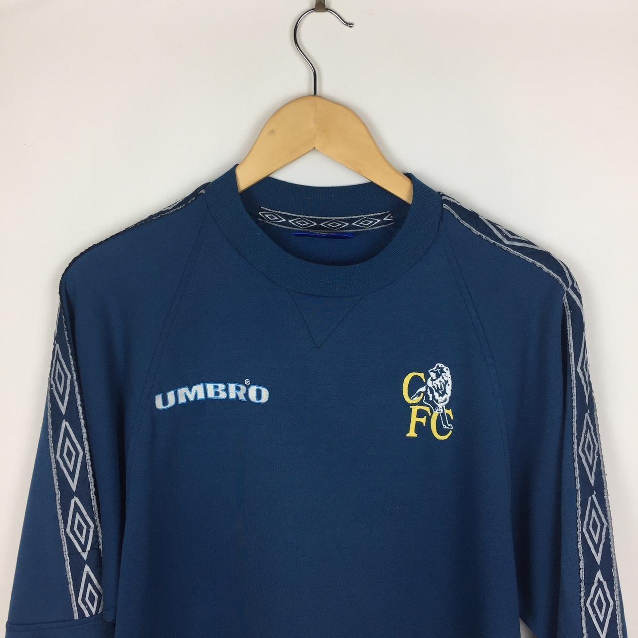 ビンテージ 00s Umbro Chelsea ドリルトップ 刺繍ロゴ - メルカリ