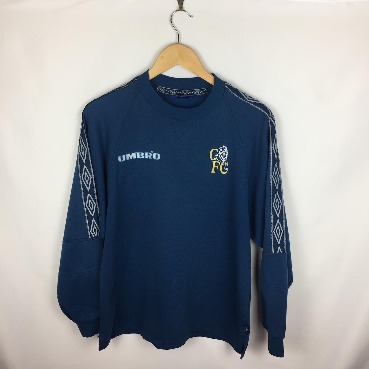 Blue & White Vintage Umbro Chelsea Football Club | Depop