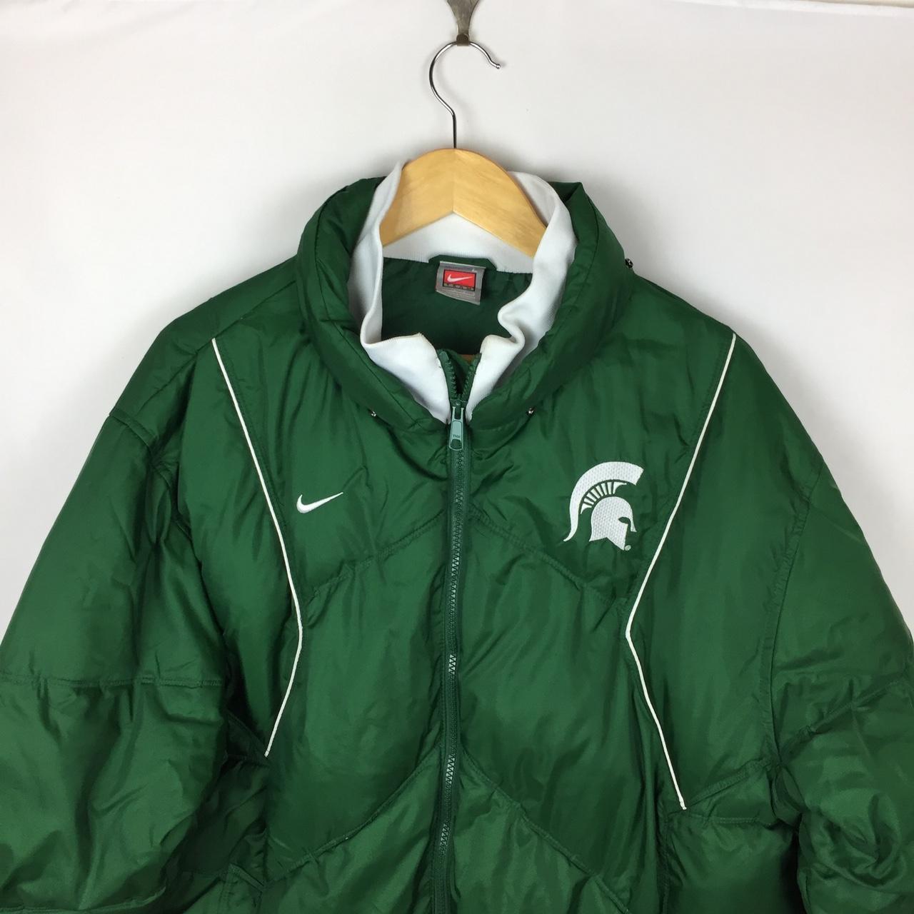 Y2K 2000s Michigan State shops Spartans Nike Jacket