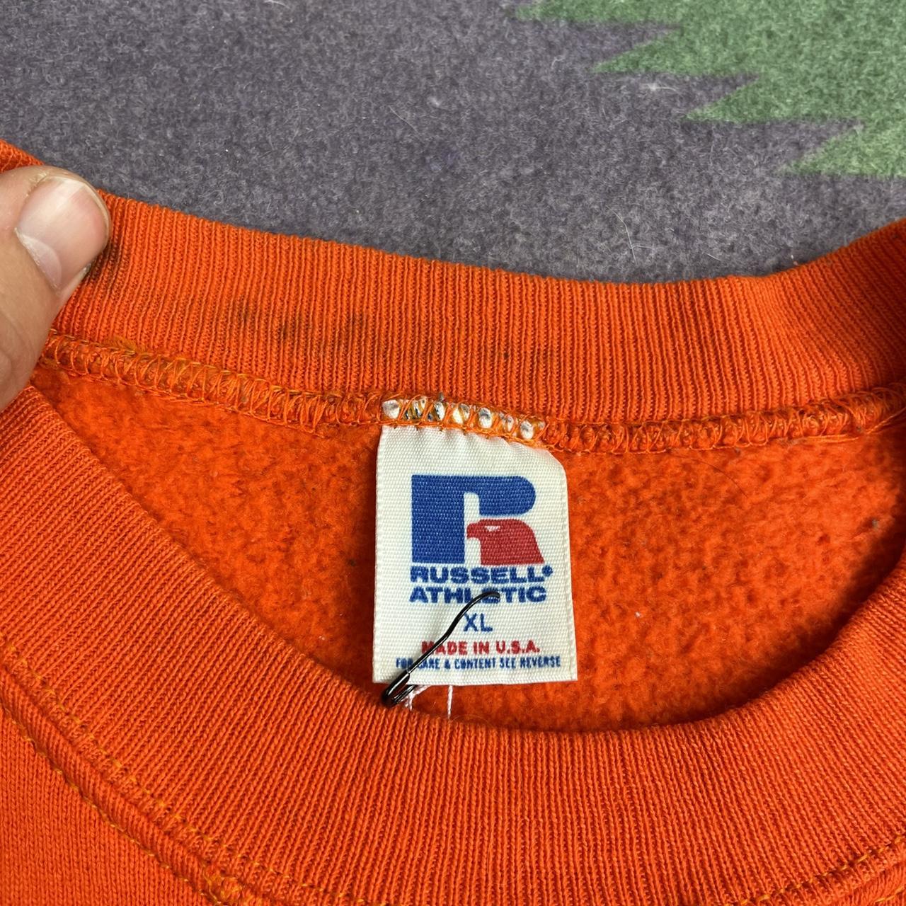 Russell Athletic Men's Orange Sweatshirt (3)