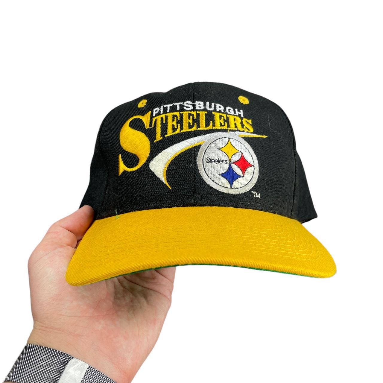 Pittsburgh Steelers New Era Golfer Snapback Hat - Tan