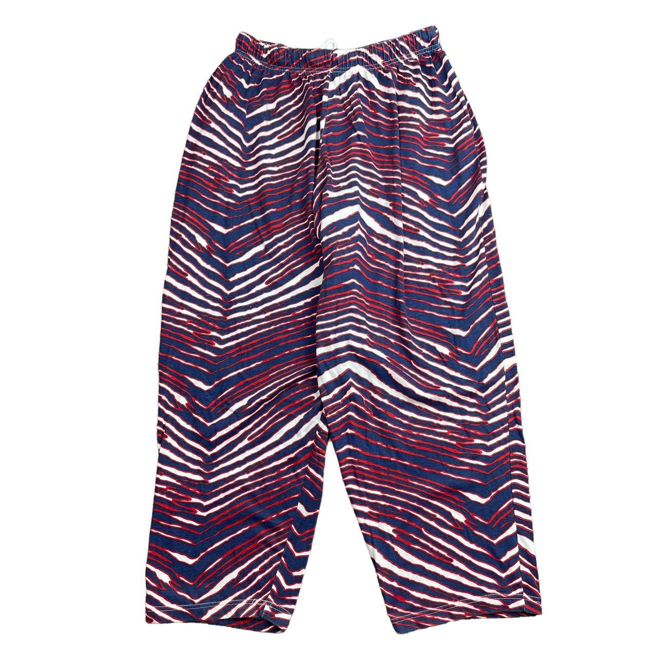 Vintage Buffalo Bills Zubaz Zebra Stripe Pants In - Depop