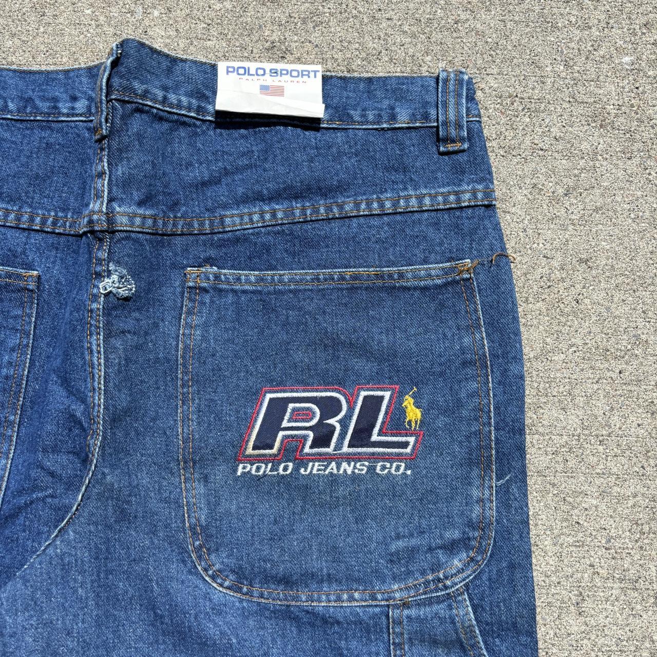 Vintage 90s Polo Jeans Company Ralph Lauren Baggy Fit Denim