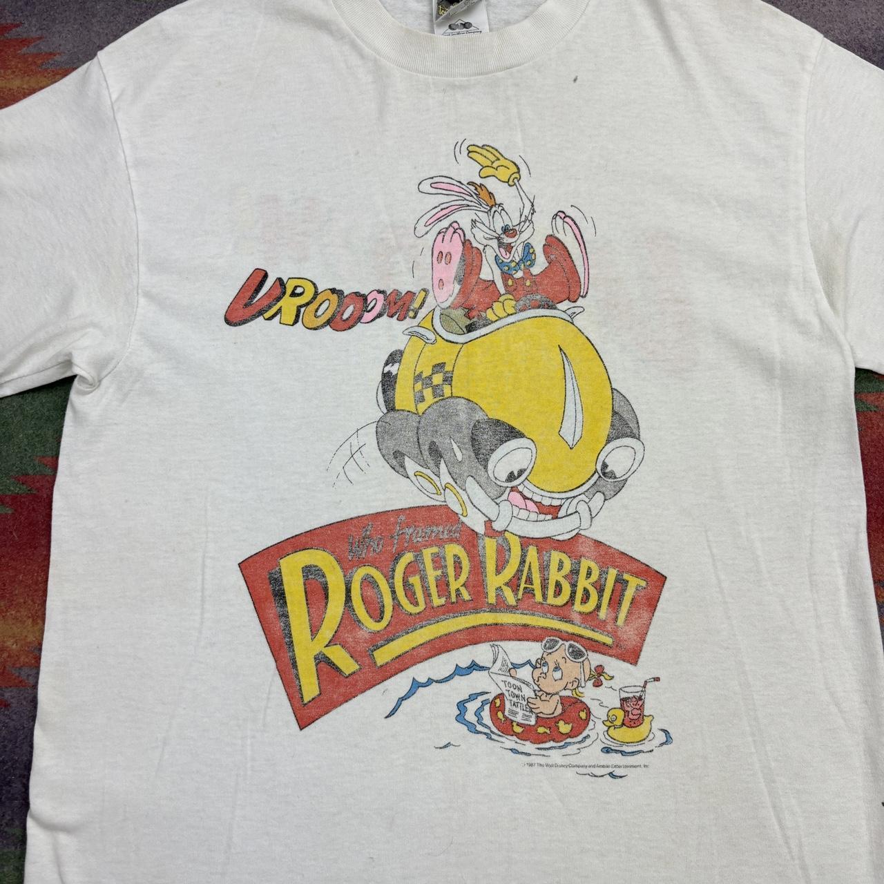 1987 Who Framed Roger Rabbit Kids 2024 Top - Vintage