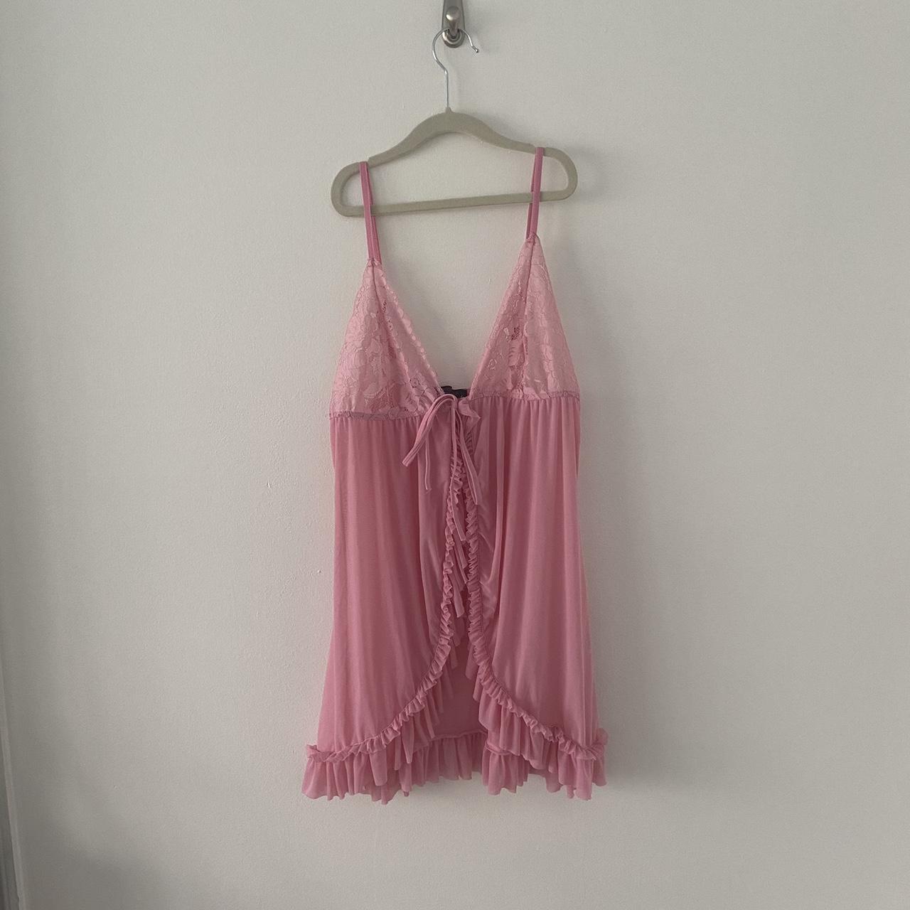 Barbie Pink Slip Dress Perfect for the movie premier... - Depop