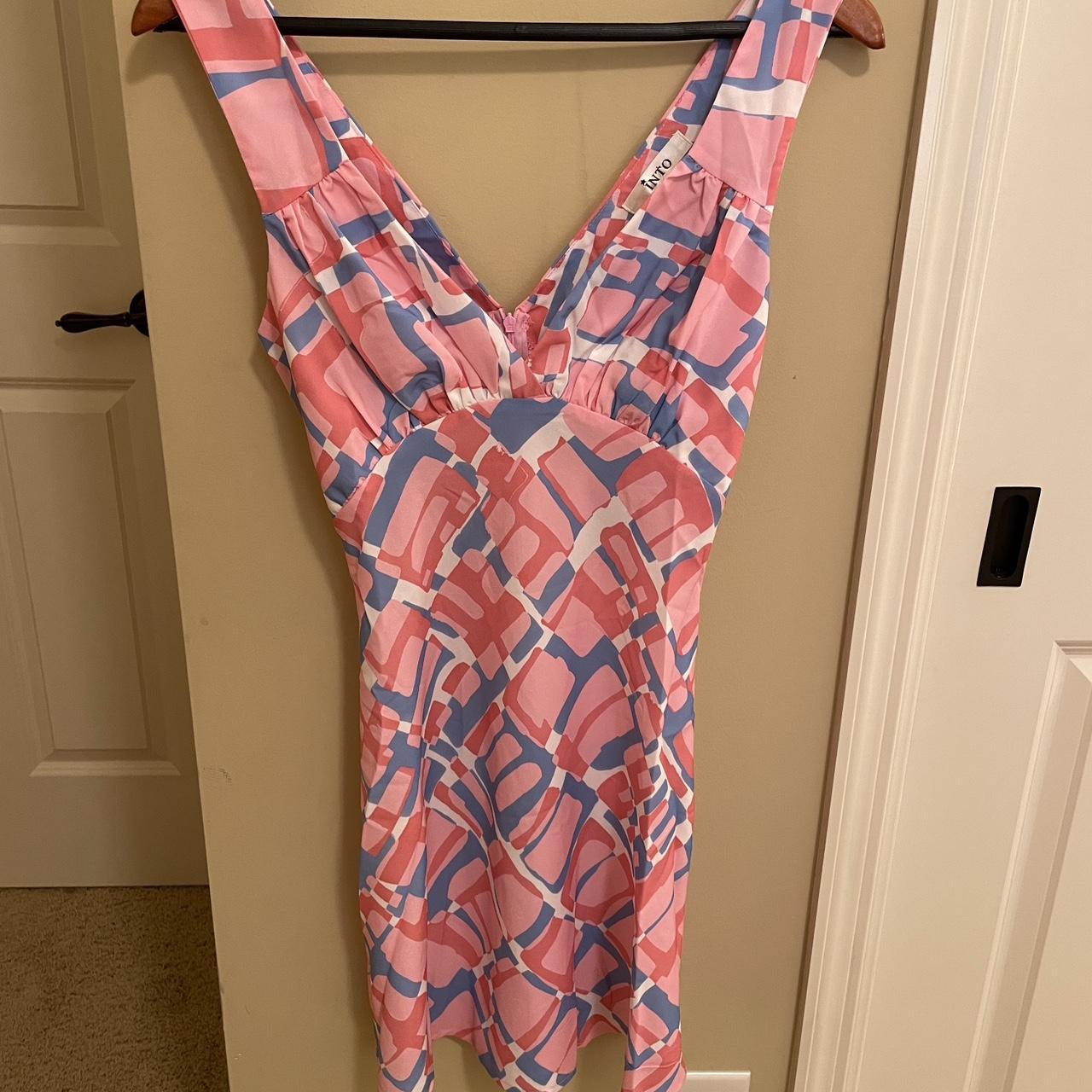 multi colored dress from Charcoal clothing co. In... Depop